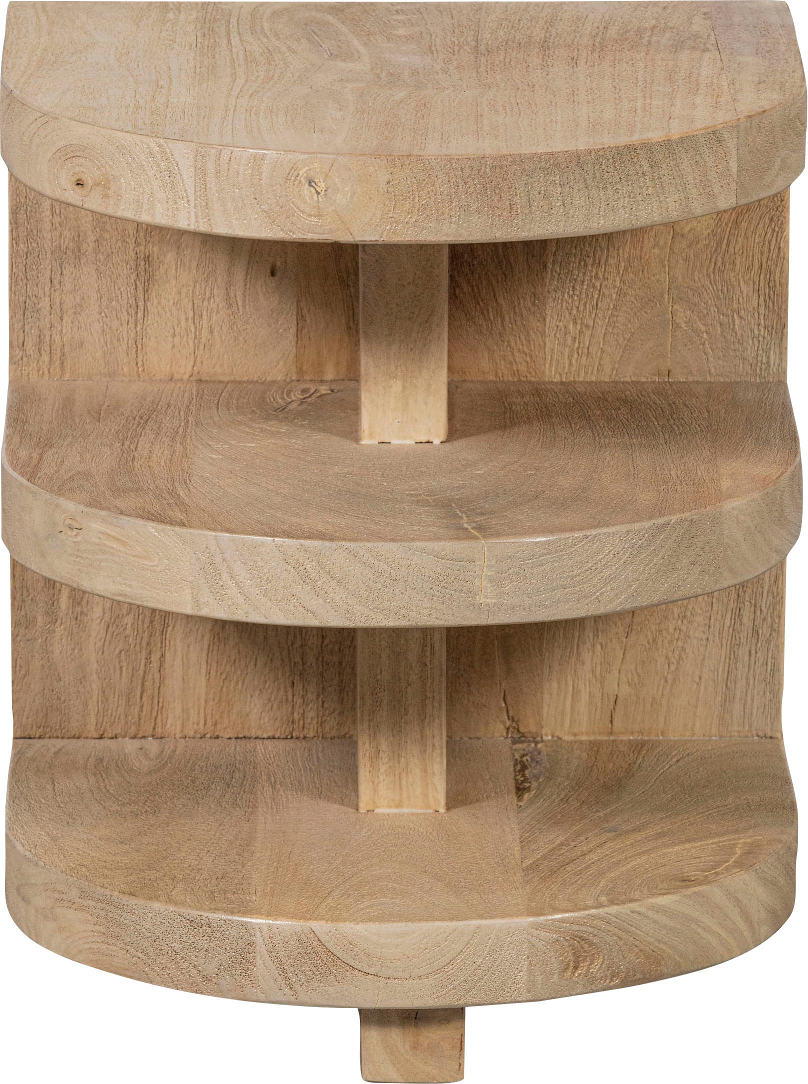 WOOOD Beistelltisch »Milan«, aus Mangoholz, H 42 cm x B 36 cm günstig online kaufen