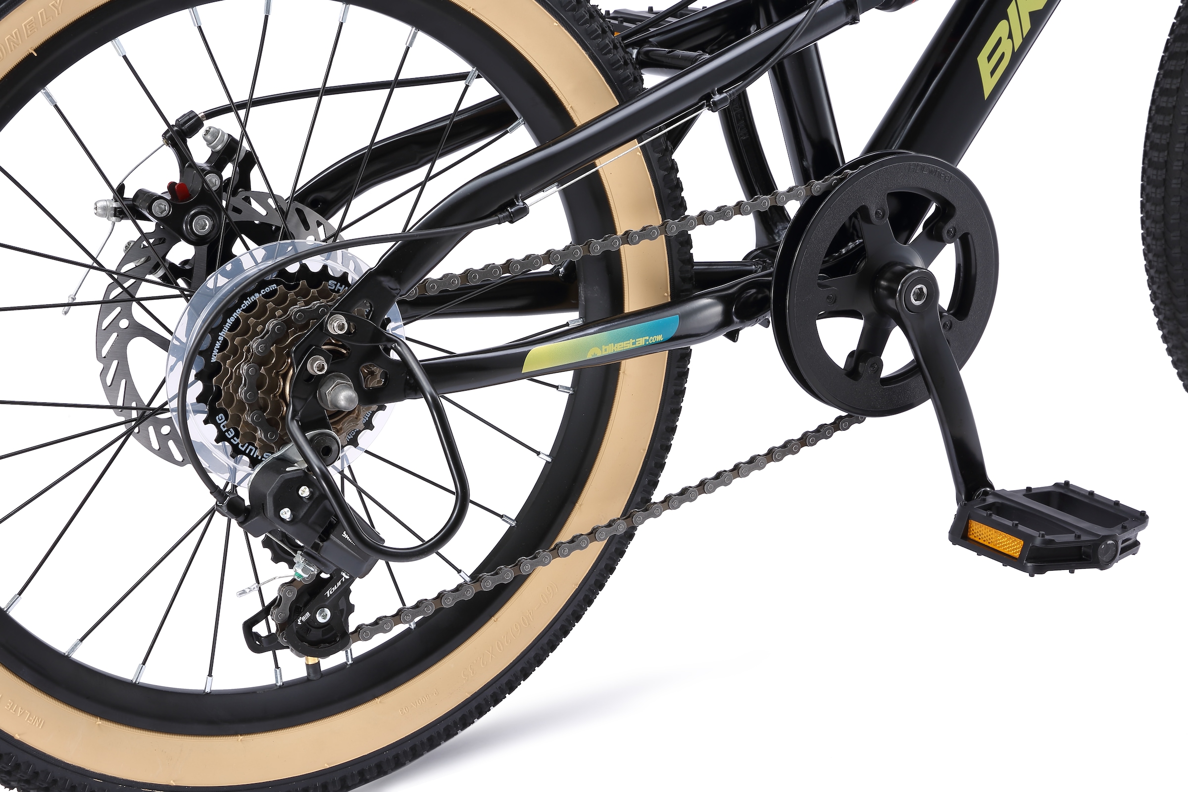 Bikestar Jugendfahrrad 7 Gang Shimano RD-TY21 Schaltwerk Kettenschaltung