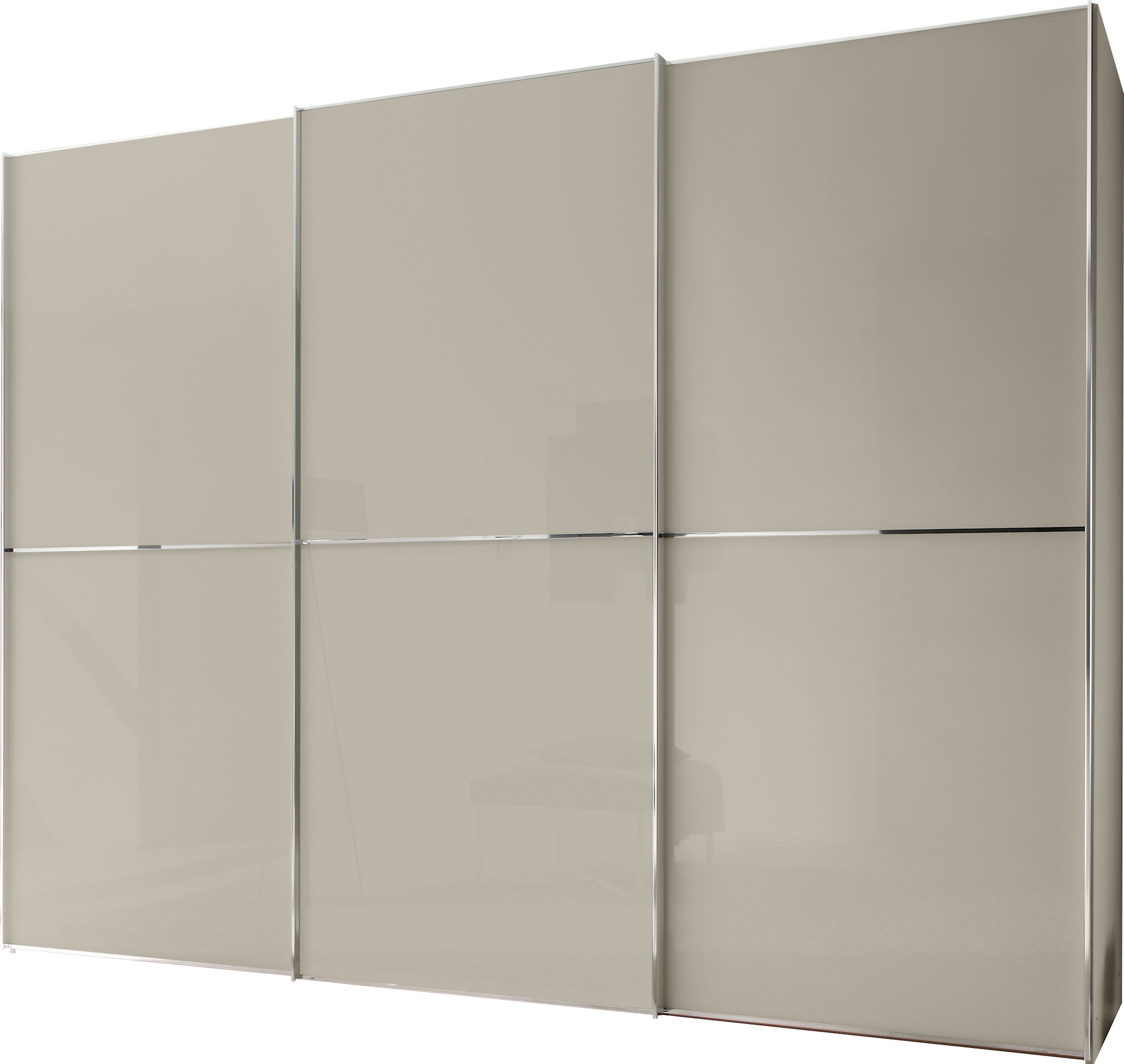 STAUD Schwebetürenschrank »Sinfonie Plus, edles Design in hochwertiger Qualität, Made in Germany« Mit Glasfront und vier verschiedenen Ausstattungsvarianten