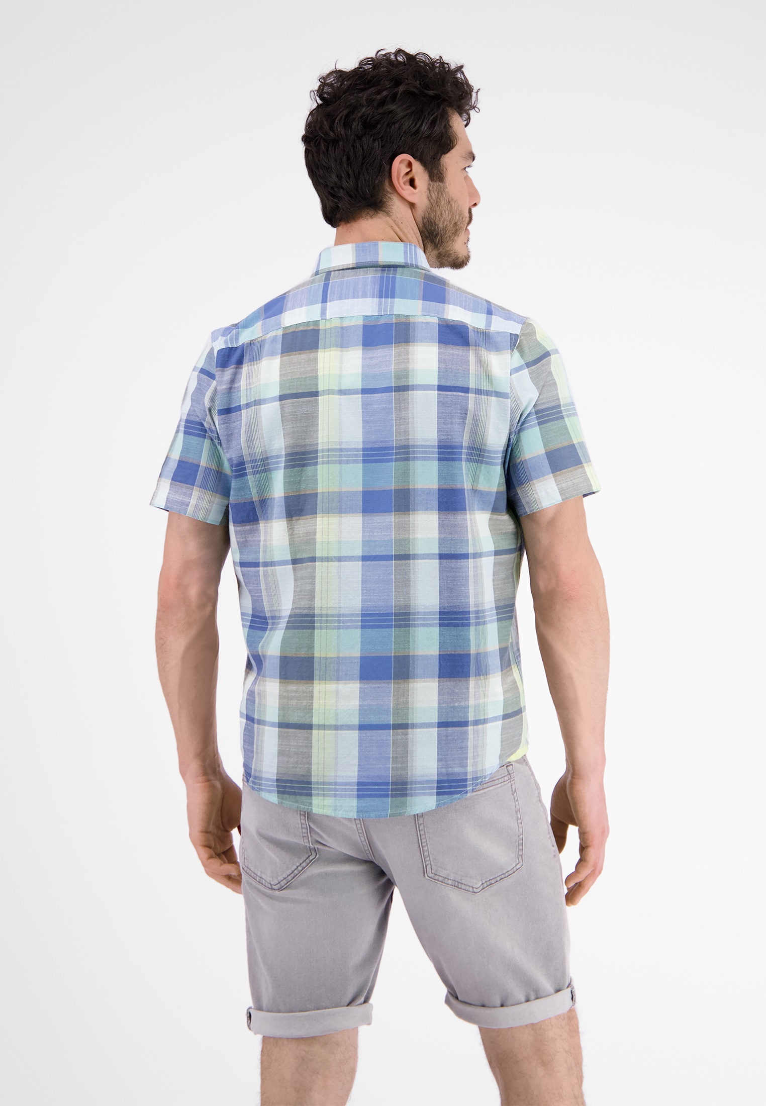 LERROS Kurzarmhemd »LERROS Kariertes Halbarmhemd«