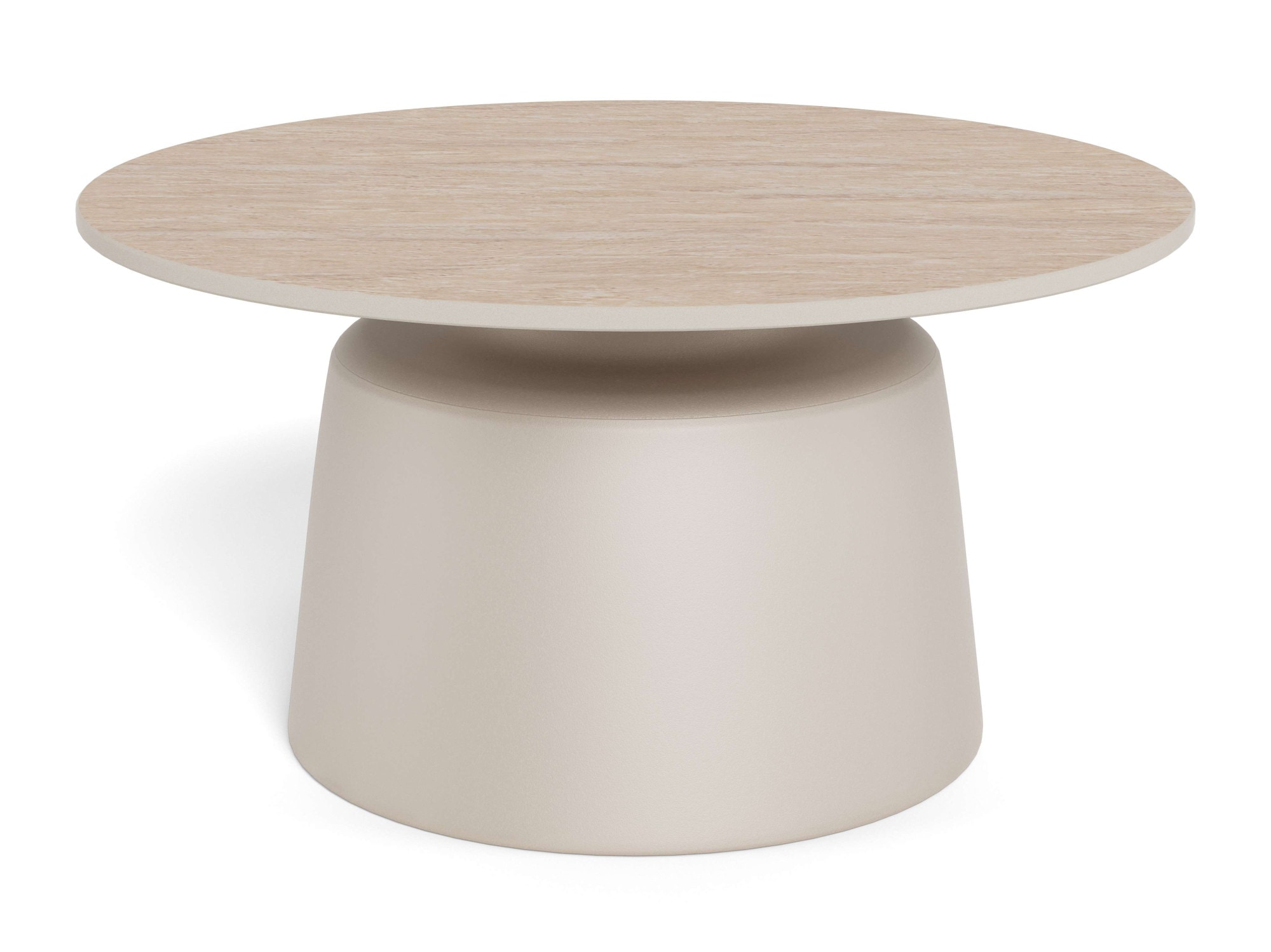 ACTONA GROUP Couchtisch »Kaffeetisch, Beistelltisch« Tisch, keramisch, Säule, Ø70x39cm