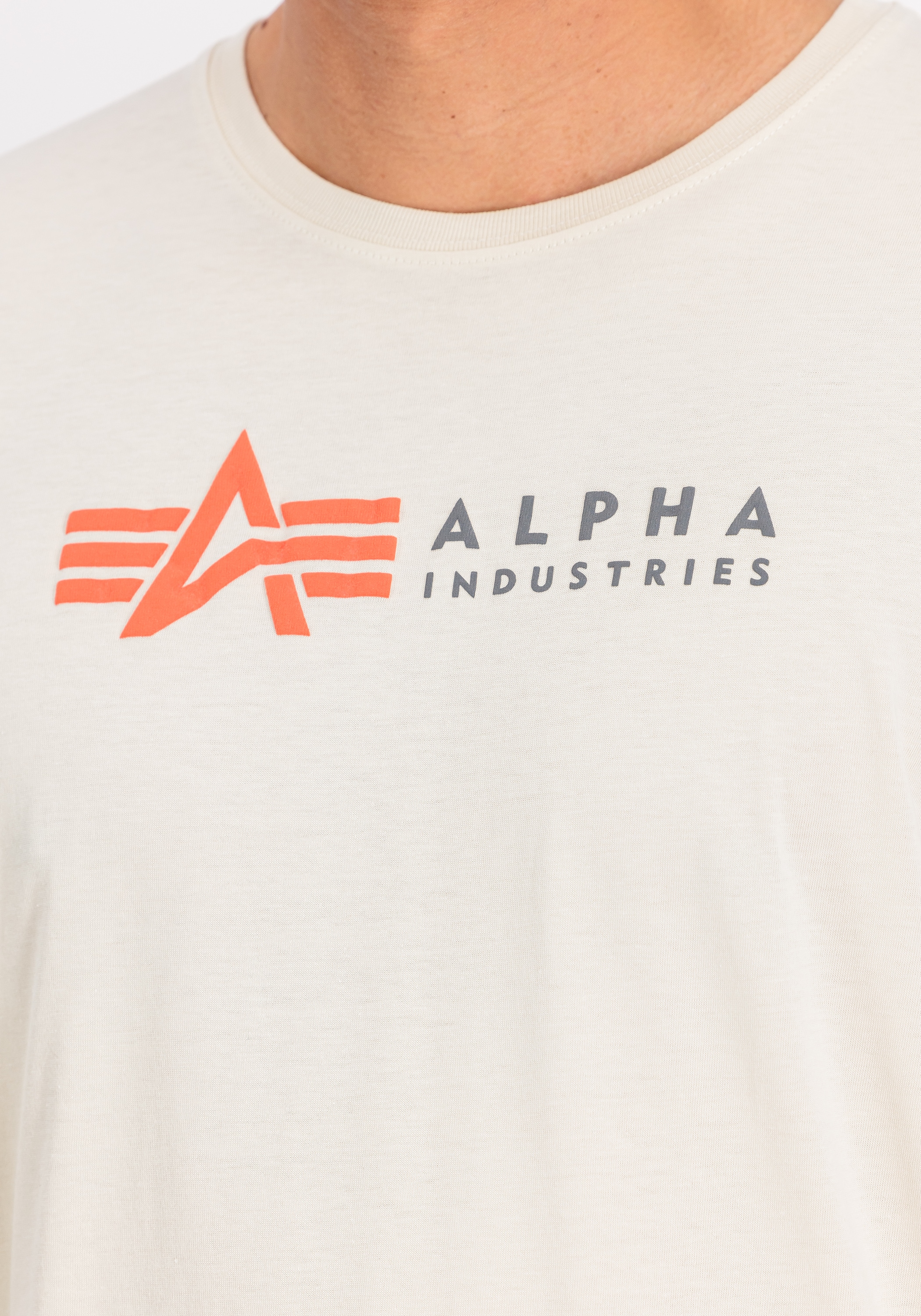 Alpha Industries T-Shirt »Alpha Industries Men - T-Shirts Alpha Label T Puff Print«