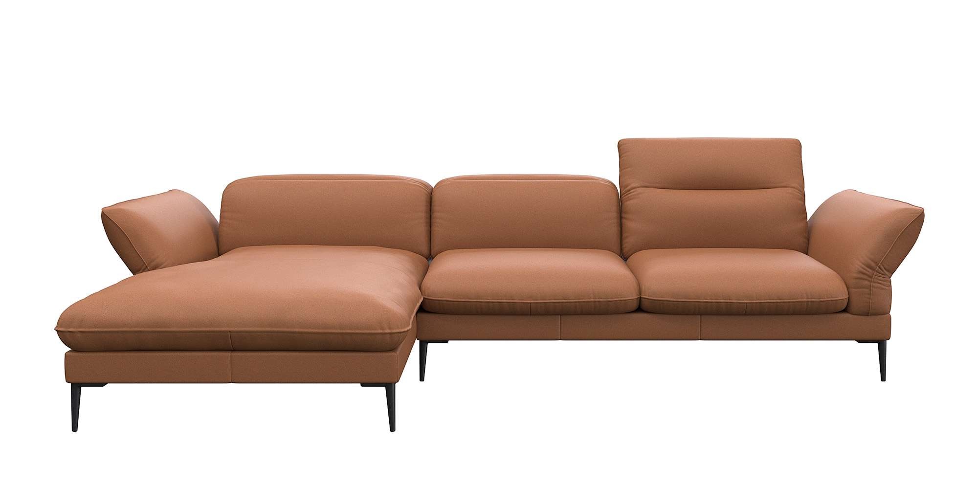 FLEXLUX Ecksofa »Salino, Funktionssofa mit Recamiere, Relaxsofa, Ecksofa«, günstig online kaufen