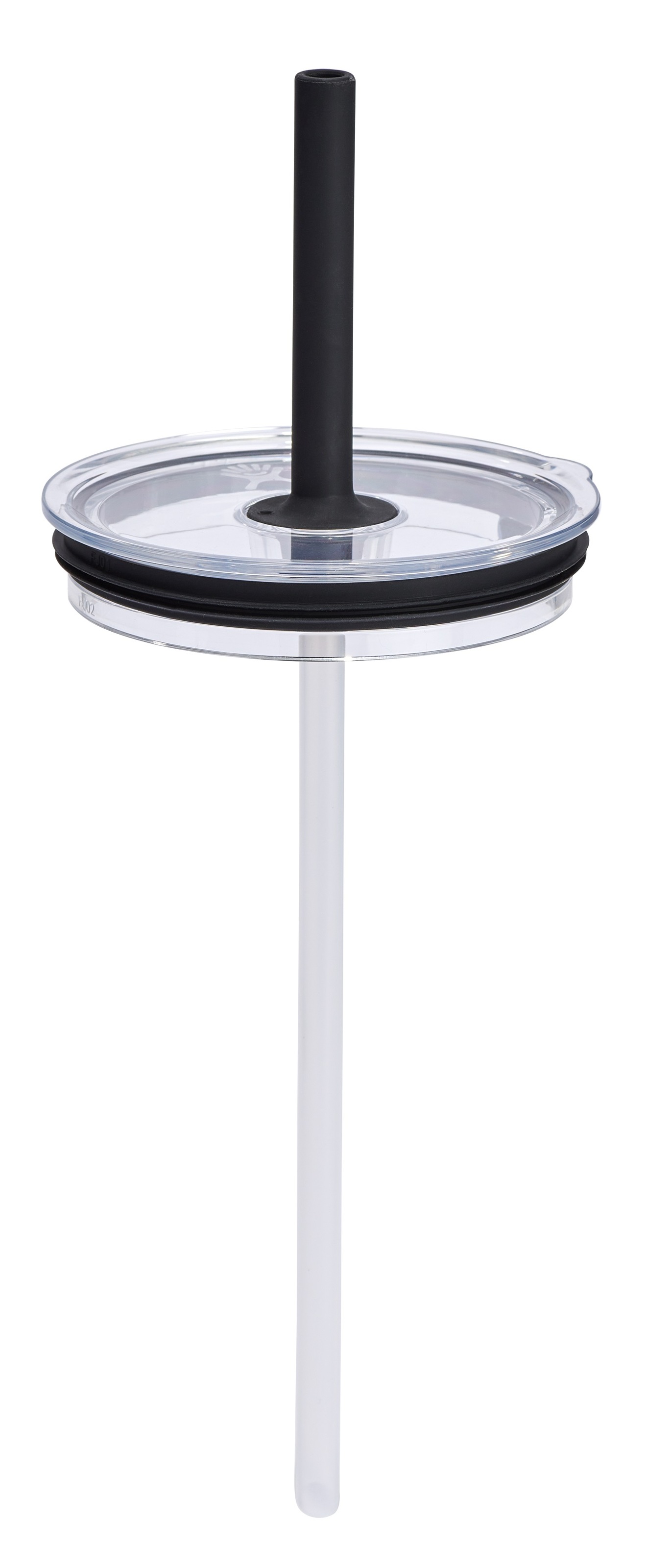 Hydro Flask Deckel »Large Press-In All Around Tumbler Straw Lid Clear« Transparenter Deckel für freie Sicht mit Strohhalm