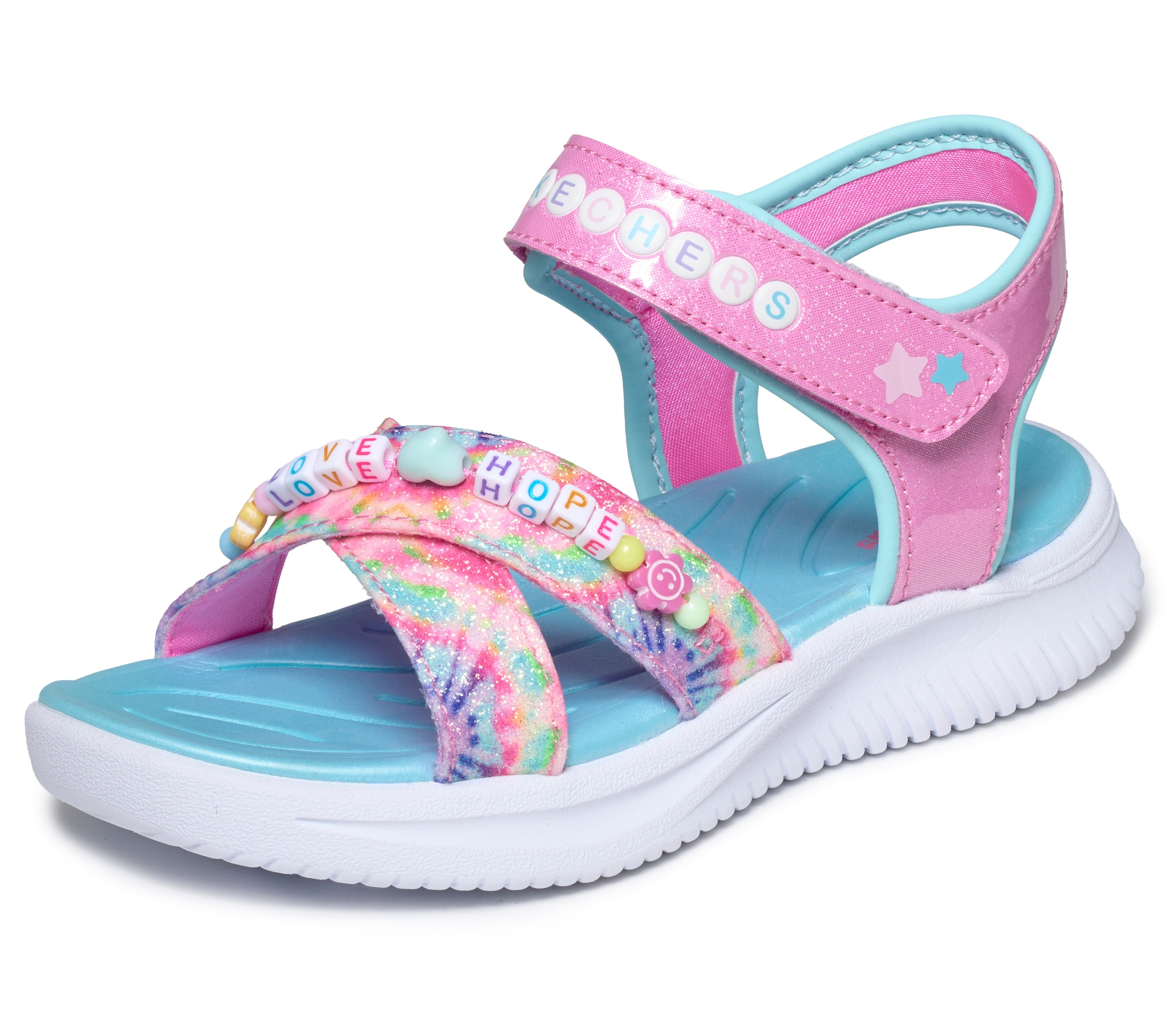 Skechers Sandale »JUMPSTERS SANDAL«  Sommerschuh mit Klettverschluss, Größenschablone zum Download