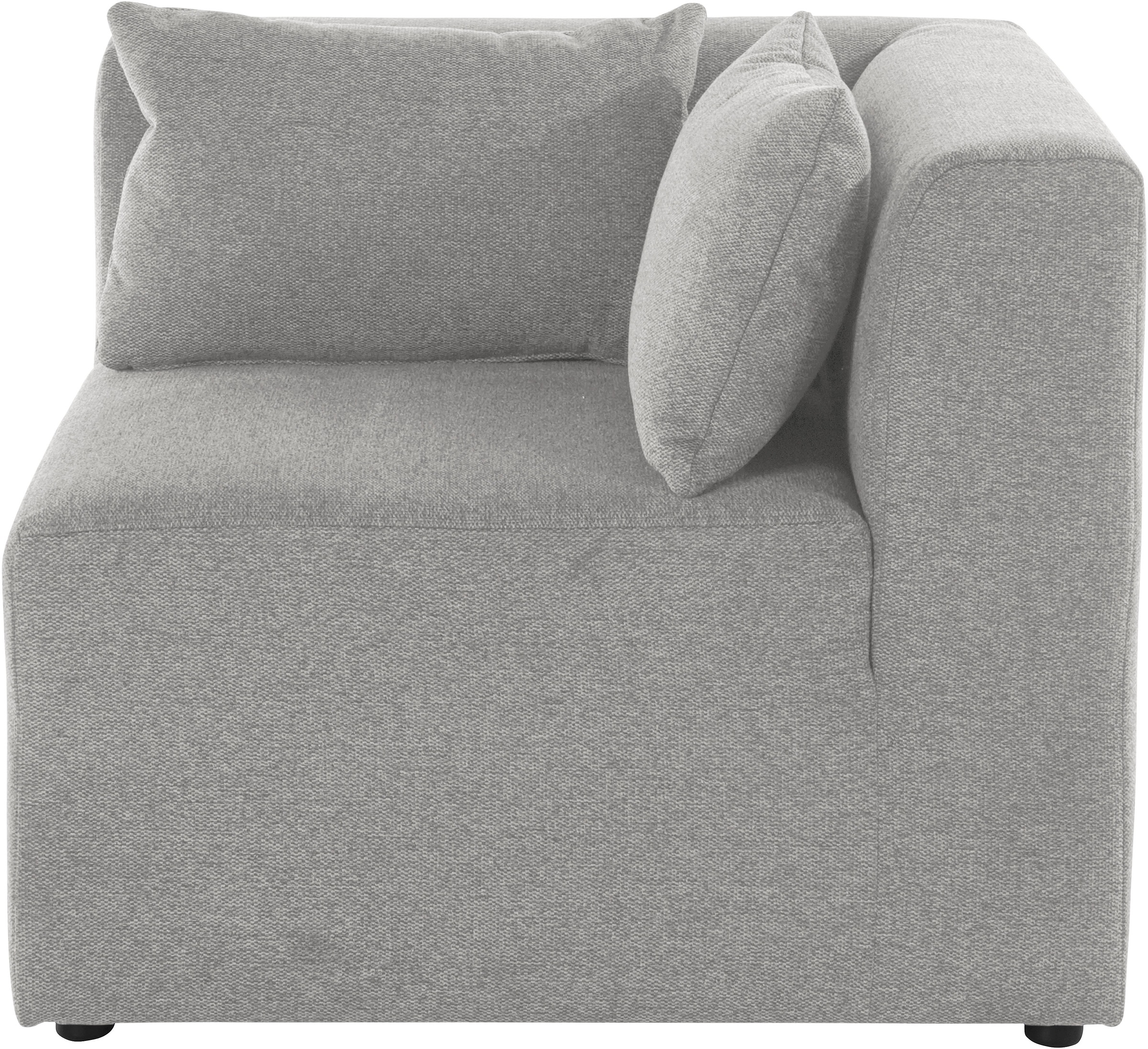Leonique Sofa-Eckelement "Alexane", Armlehne wählbar, in vielen Bezugsquali günstig online kaufen