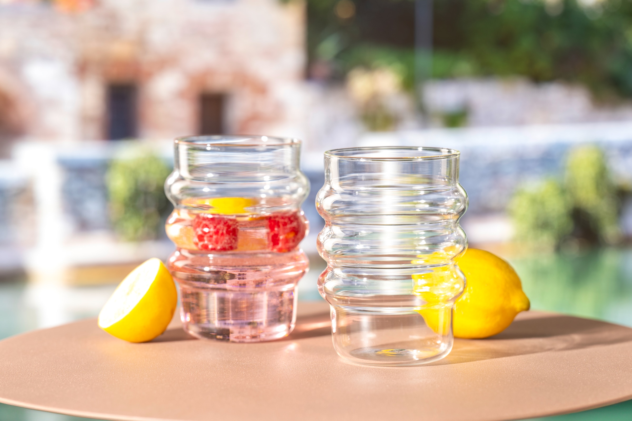 LEONARDO Gläser-Set »Trinkglas SOLE, 350 ml, 6er-Set«, (Set, 6 tlg.), mit modernem Bubble-Design