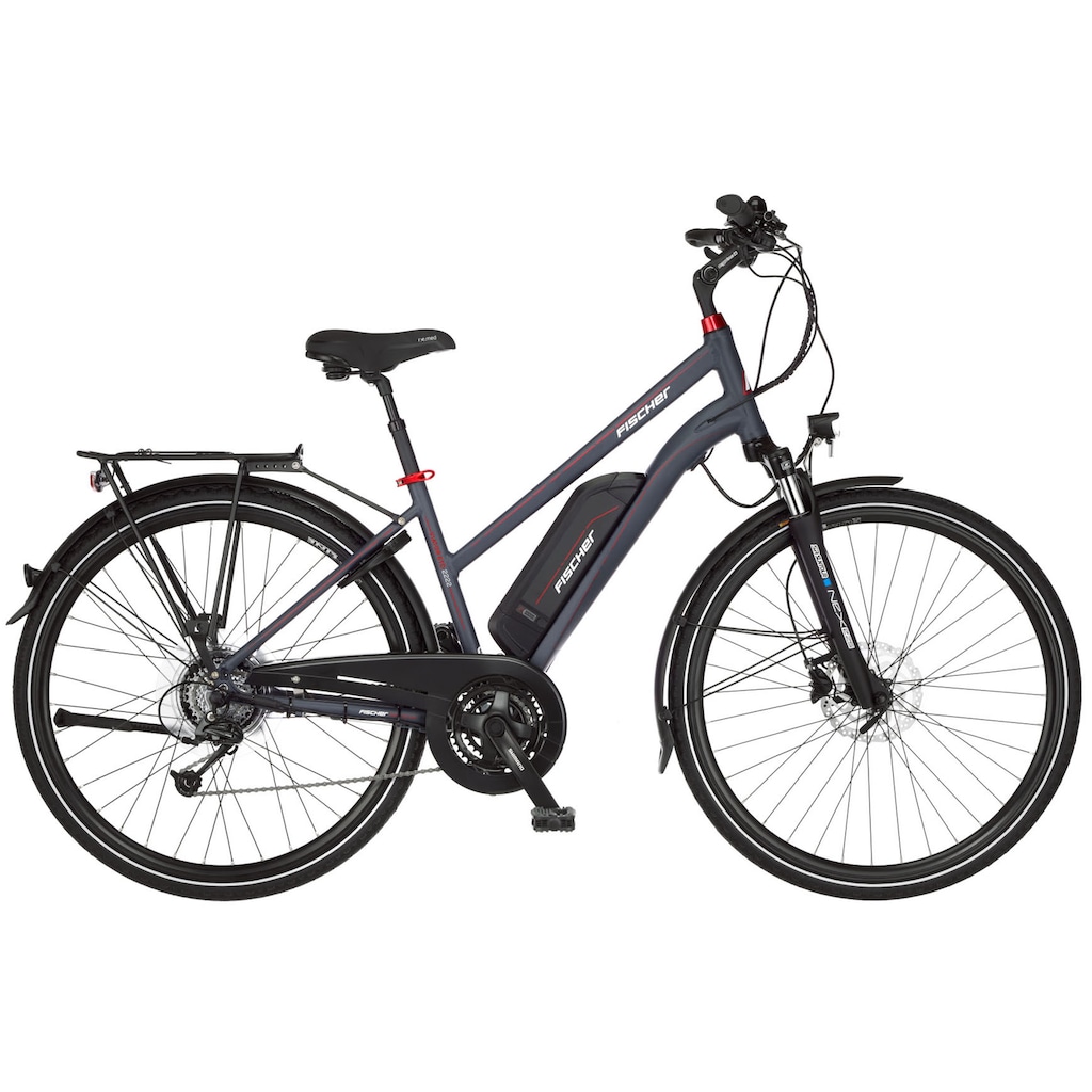 FISCHER Fahrrad E-Bike »VIATOR ETD 2222 557«, 24 Gang, Shimano, Altus, Heckmotor 250 W