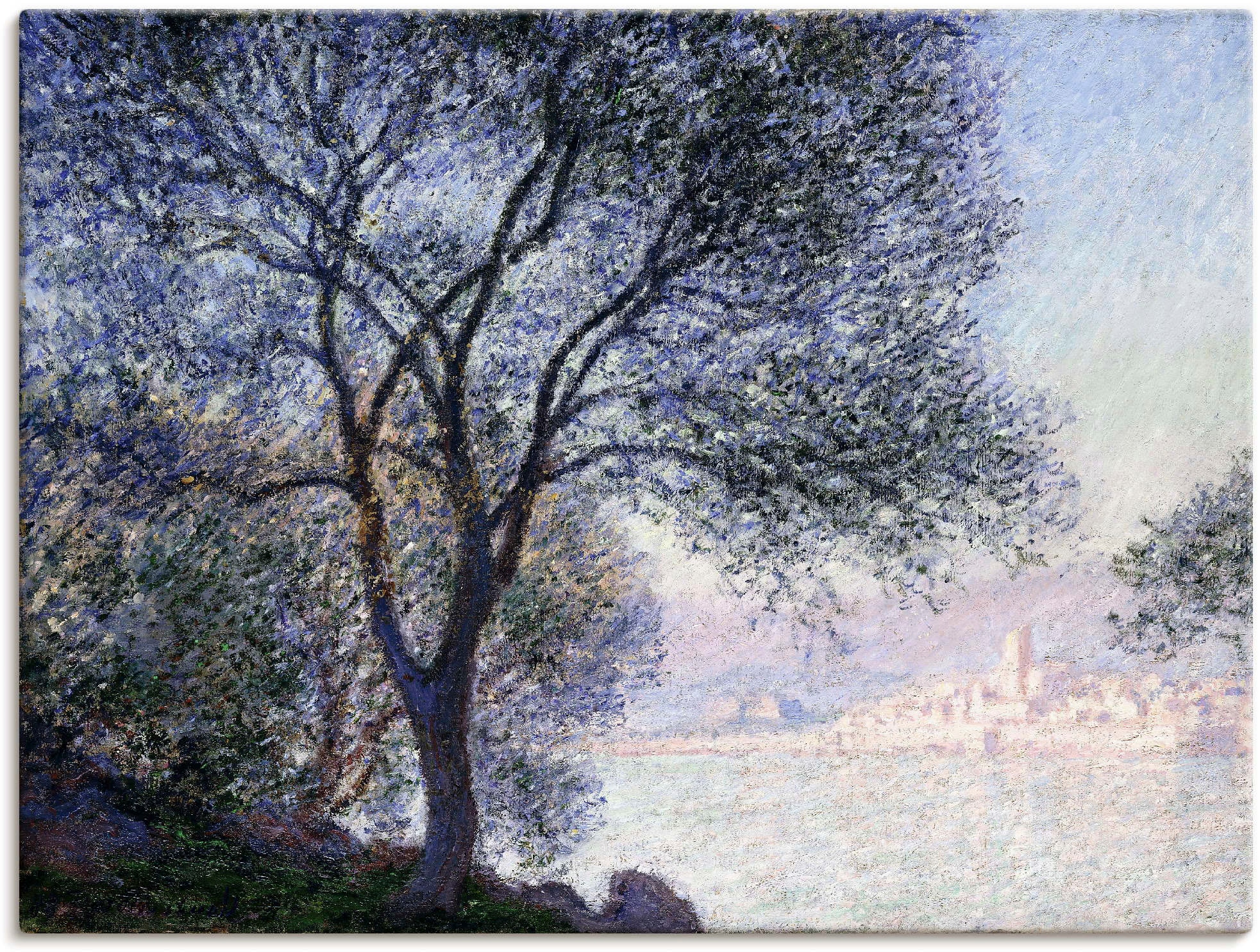 Artland Leinwandbild »Antibes von La Salis aus gesehen«, Gewässer, (1 St.), günstig online kaufen