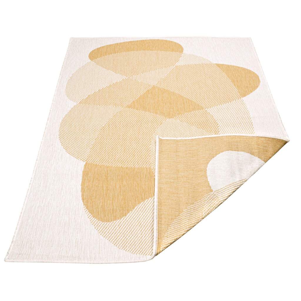 Carpet City Outdoorteppich »DUO RUG 5835«, rechteckig, 5 mm Höhe, Wendeteppich Wetterfest In- & Outdoor, Balkon, Terrasse, Wohnzimmer