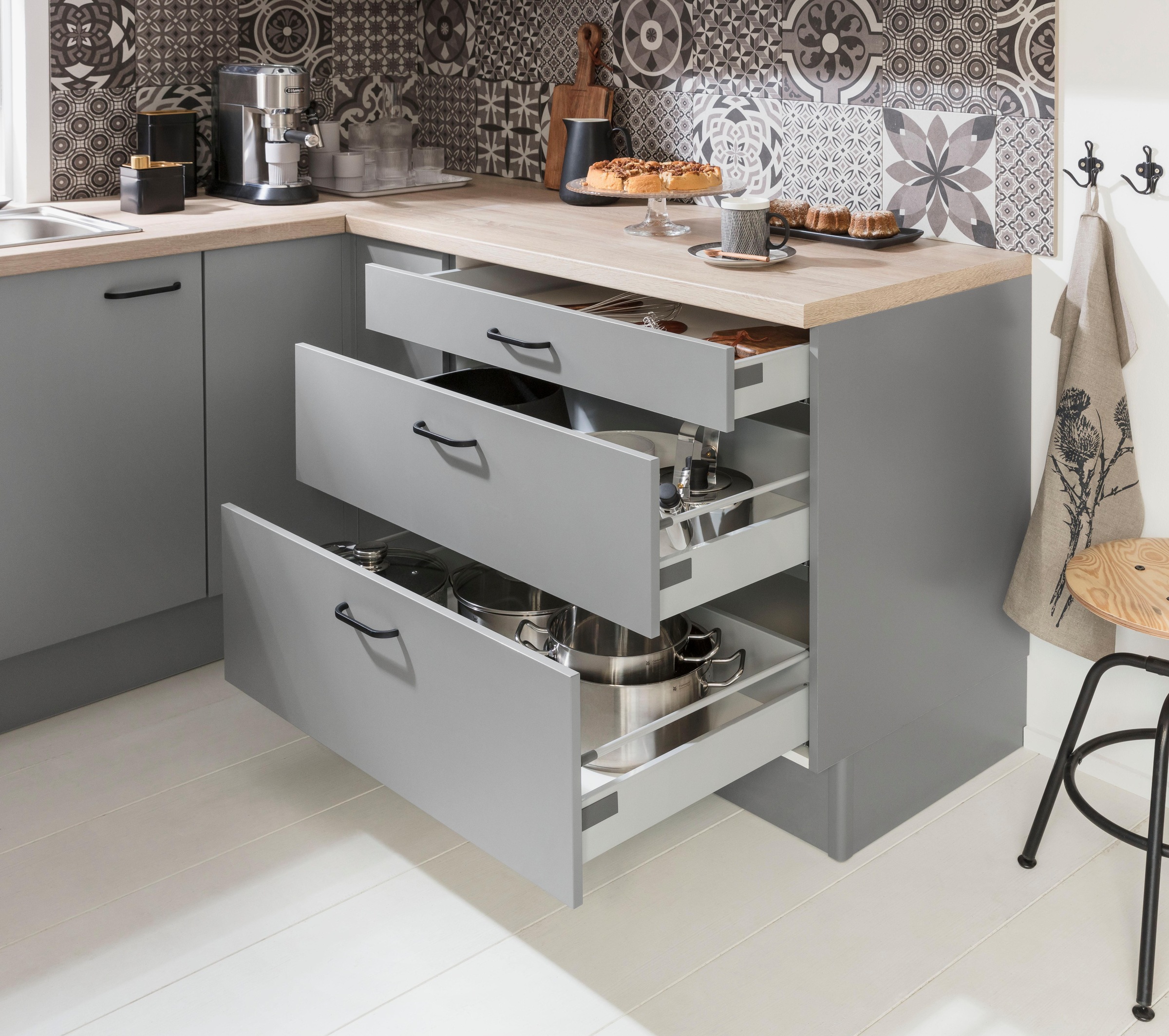 OPTIFIT Unterschrank »Elga«, mit Soft-Close-Funktion, höhenverstellbare Füße, Breite 90 cm
