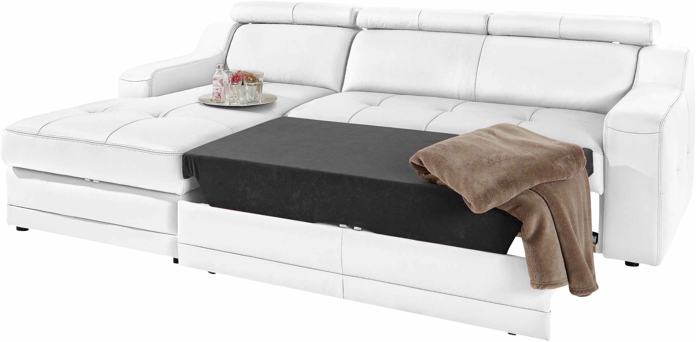 exxpo - sofa fashion Ecksofa »Lotos, bequem und funktionell, L-Form«, mit K günstig online kaufen
