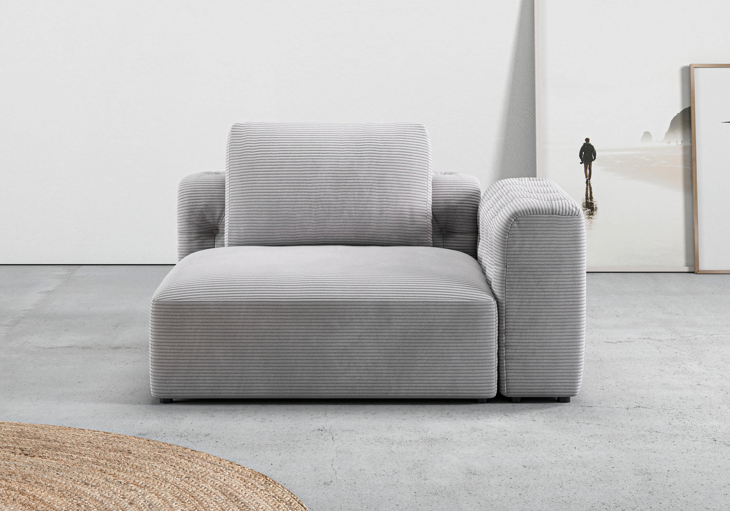 Home affaire 1,5-Sitzer »Cushid« Modul-Eckteil, auch einzeln stellbar, Brei günstig online kaufen