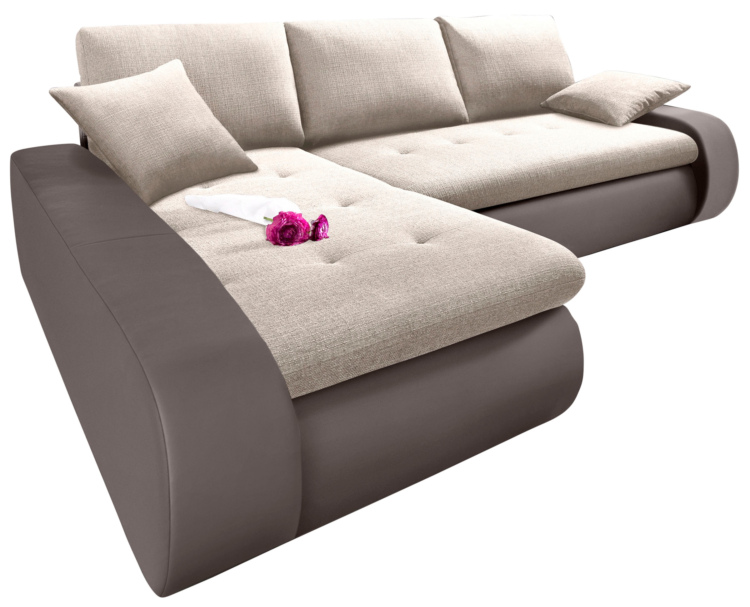 TRENDMANUFAKTUR Ecksofa »Indie, L-Form«, wahlweise XL oder XXL günstig online kaufen