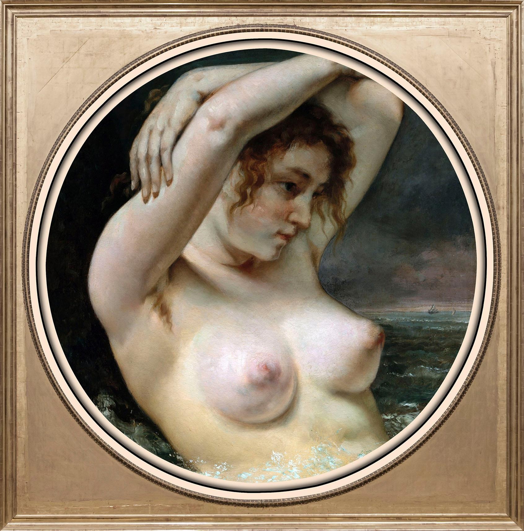 queence Acrylglasbild »Aktzeichnung I«, Anatomie-Kunst-Frau-Gemälde-Erotisc günstig online kaufen