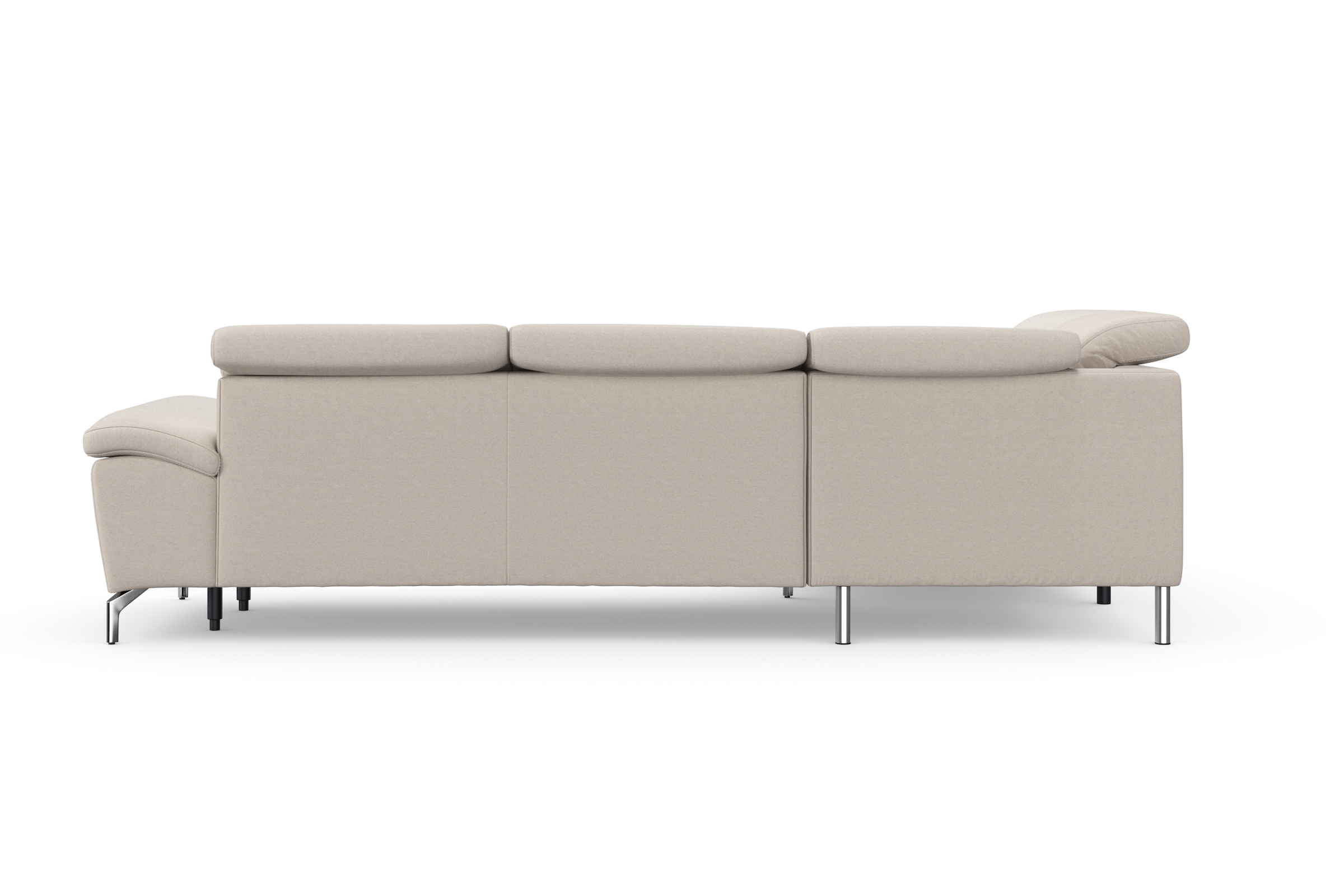 sit&more Ecksofa »Cool L-Form«, wahlweise mit Kopfteilverstellung und Vorziehsitz, motorisch