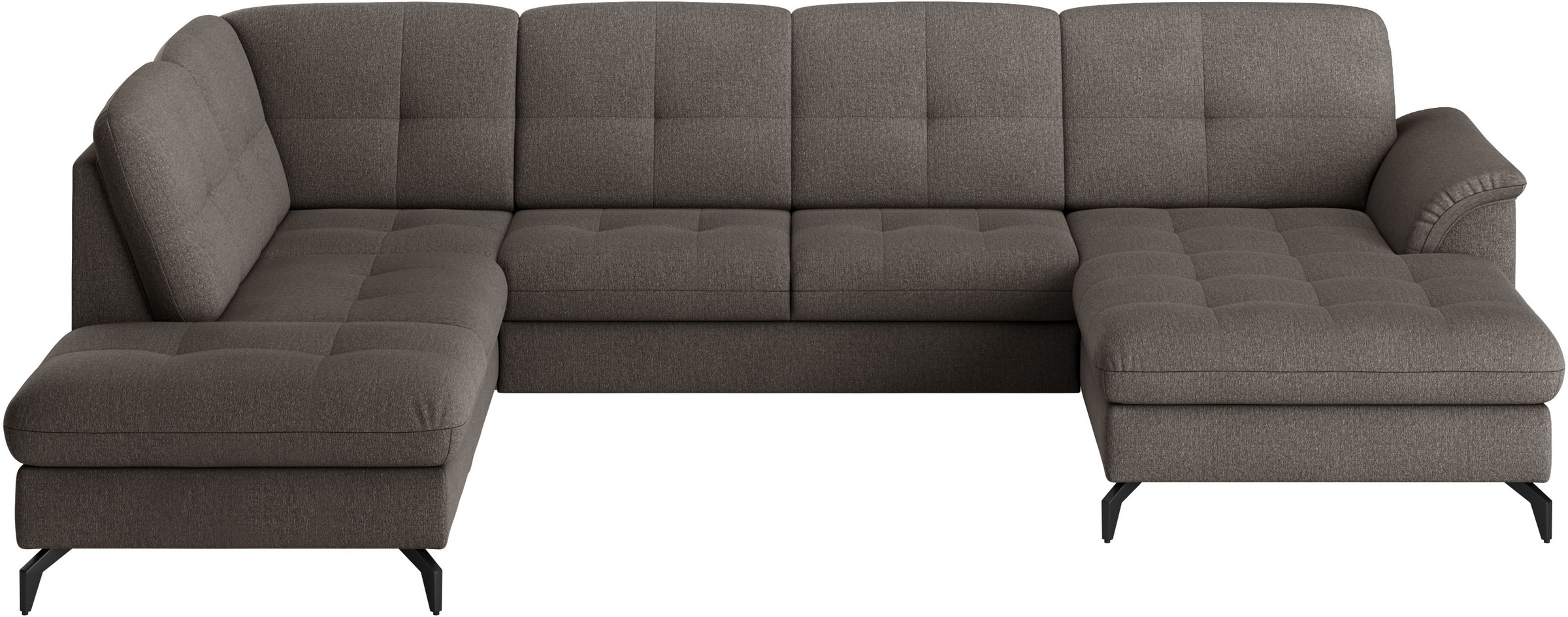 sit&more Wohnlandschaft »Zora U-Form«, wahlweise mit Bettfunktion und Bettkasten