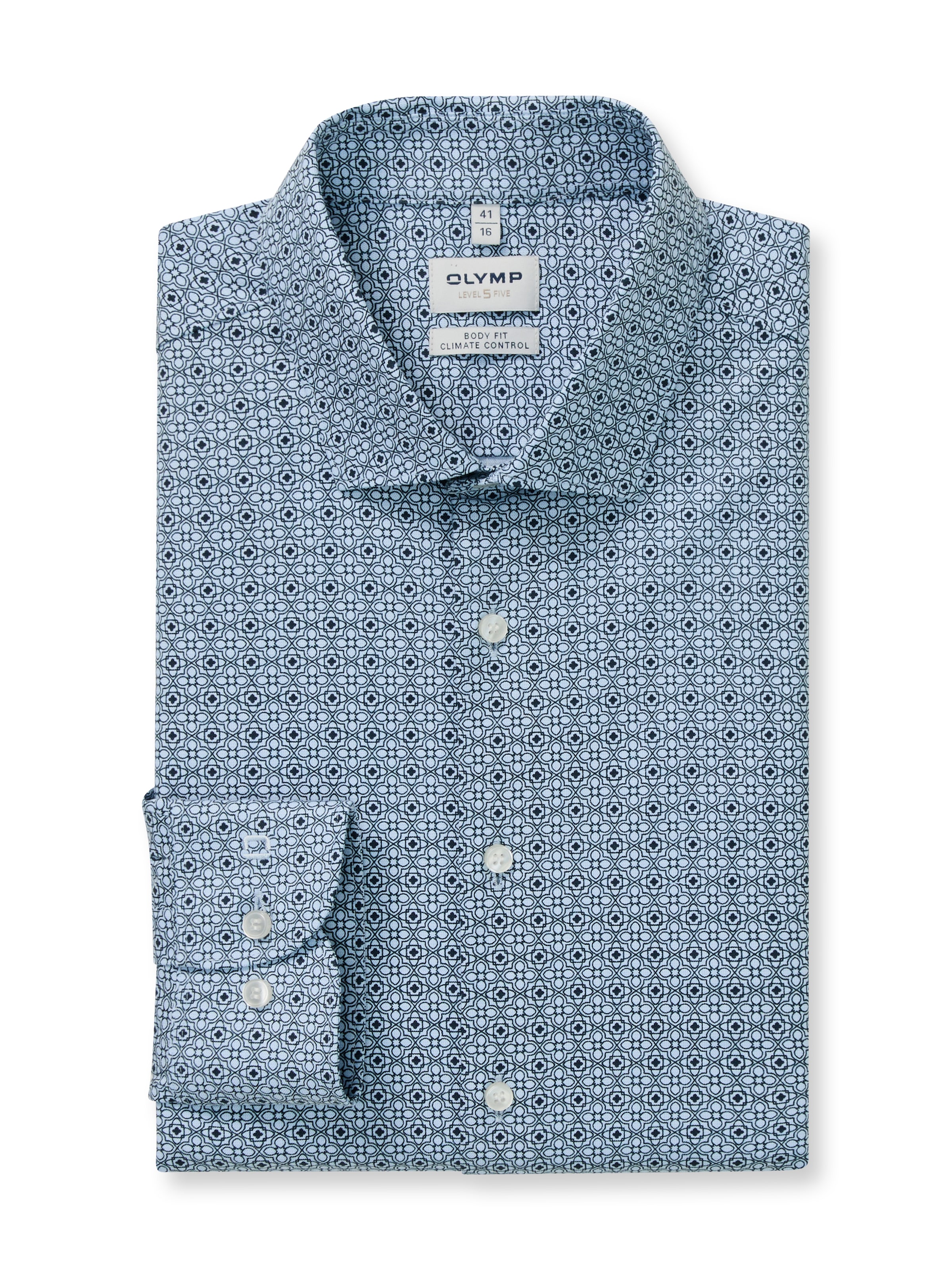 OLYMP Langarmhemd »Level Five 24/Seven« Businesshemd, body fit, modern fit, climate control