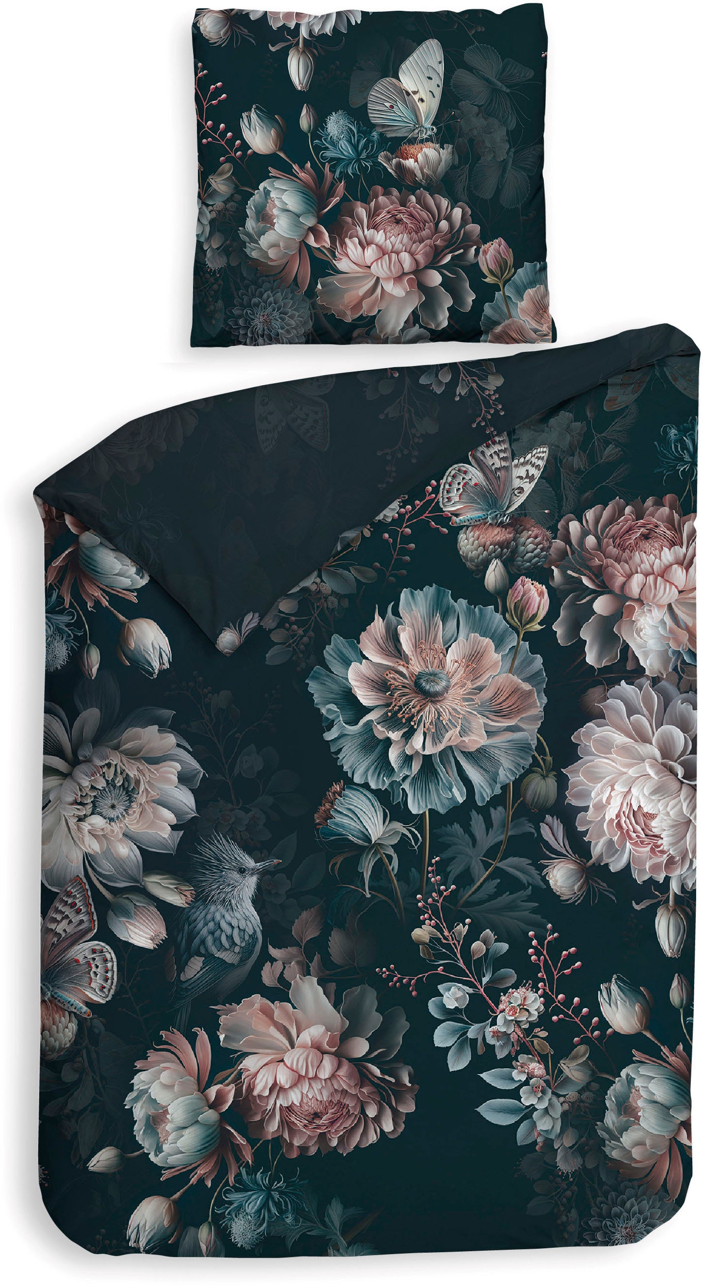 Heckett & Lane Bettwäsche »Milos« 2 Stk. Bettwäsche aus hochwertigem Mako-Satin, Bettwäsche ab 135x200 cm