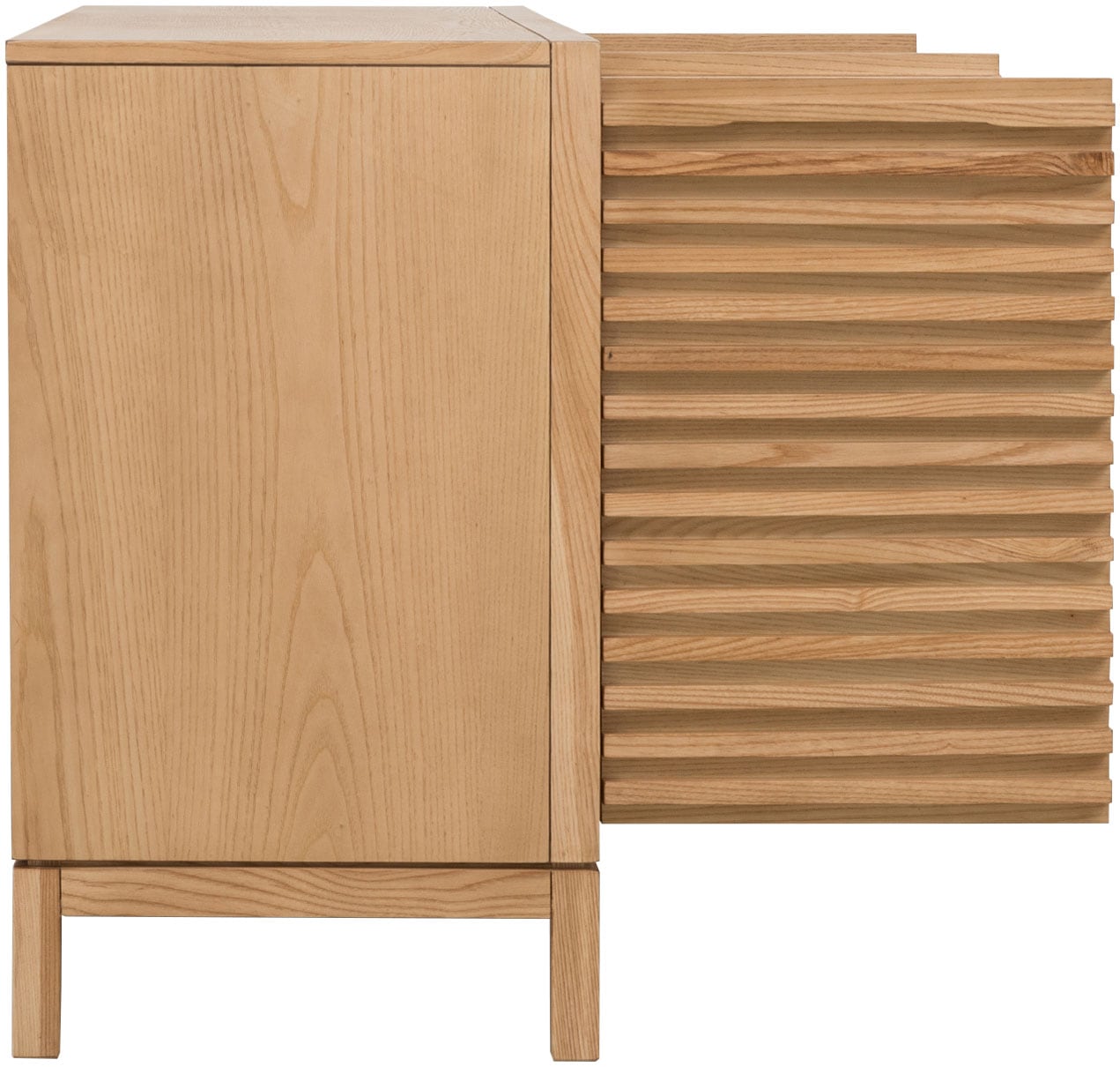 andas Sideboard »Tanner 4-türiges Sideboard aus Eschenholz« 1 Stk. tlg.