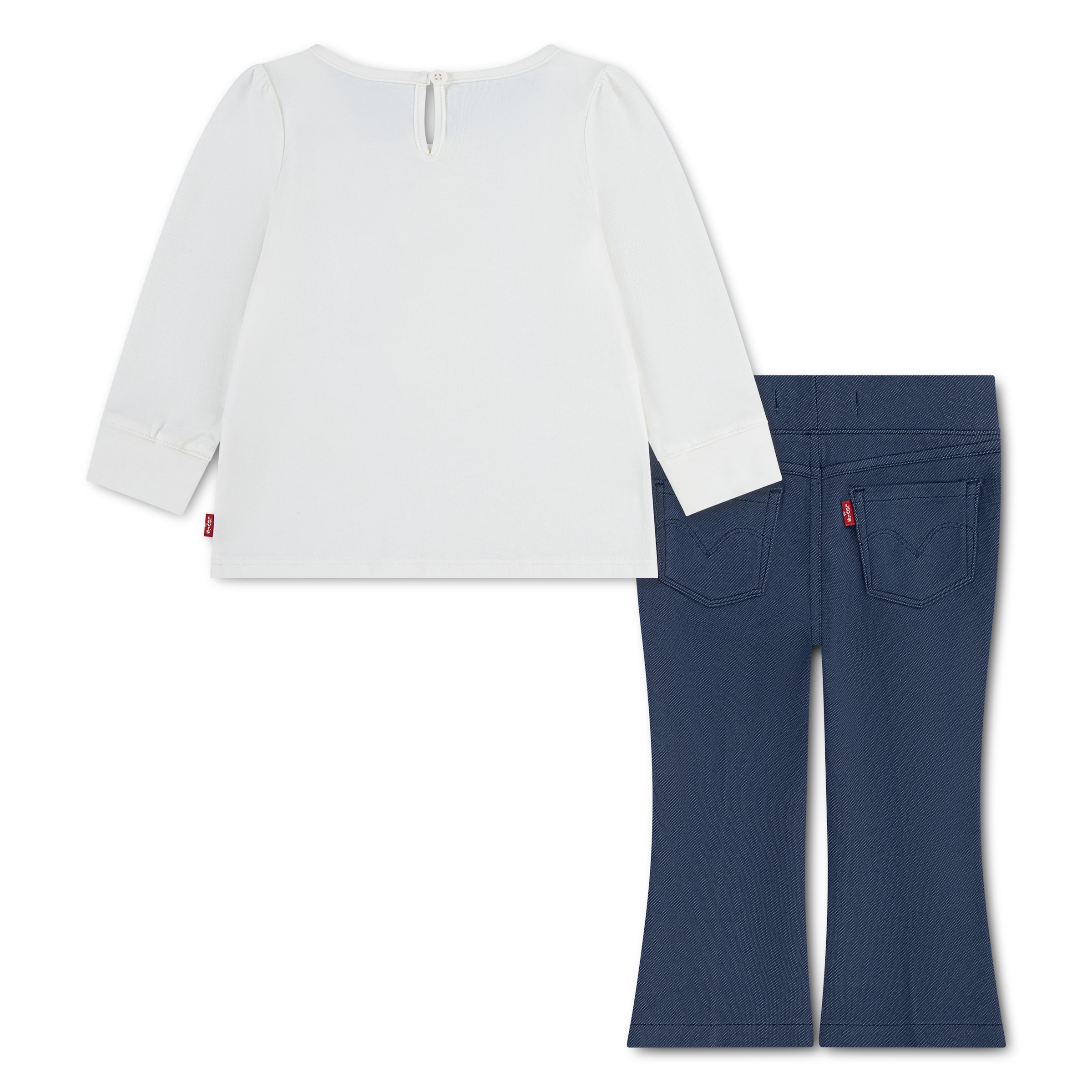 Levi's® Kids Langarmshirt & Hose »LVG LS LIV GFX TOP & KNIT BOTT« Set, 2