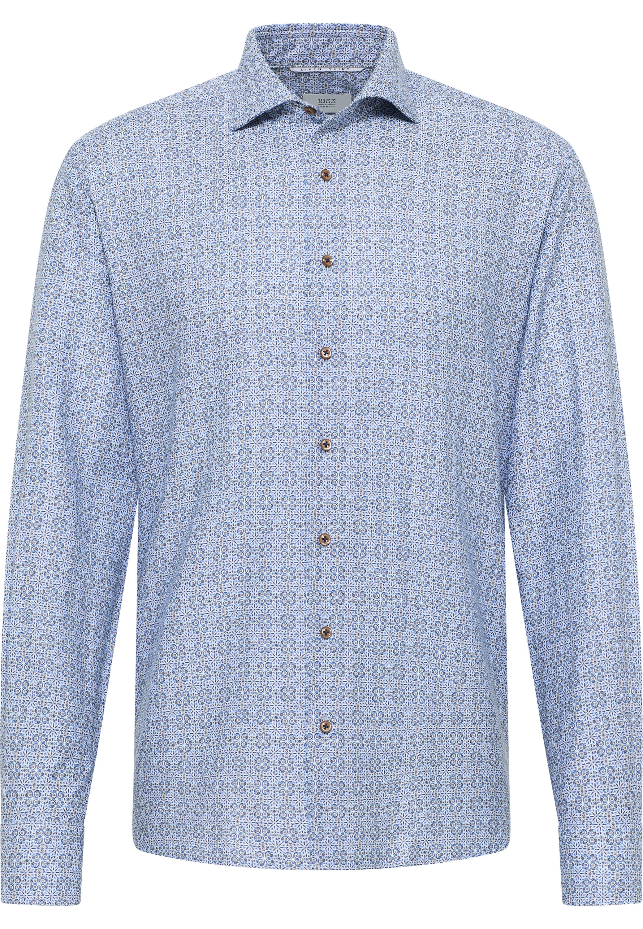 Eterna Langarmhemd »MODERN FIT«, EASY IRON (bügelleicht)