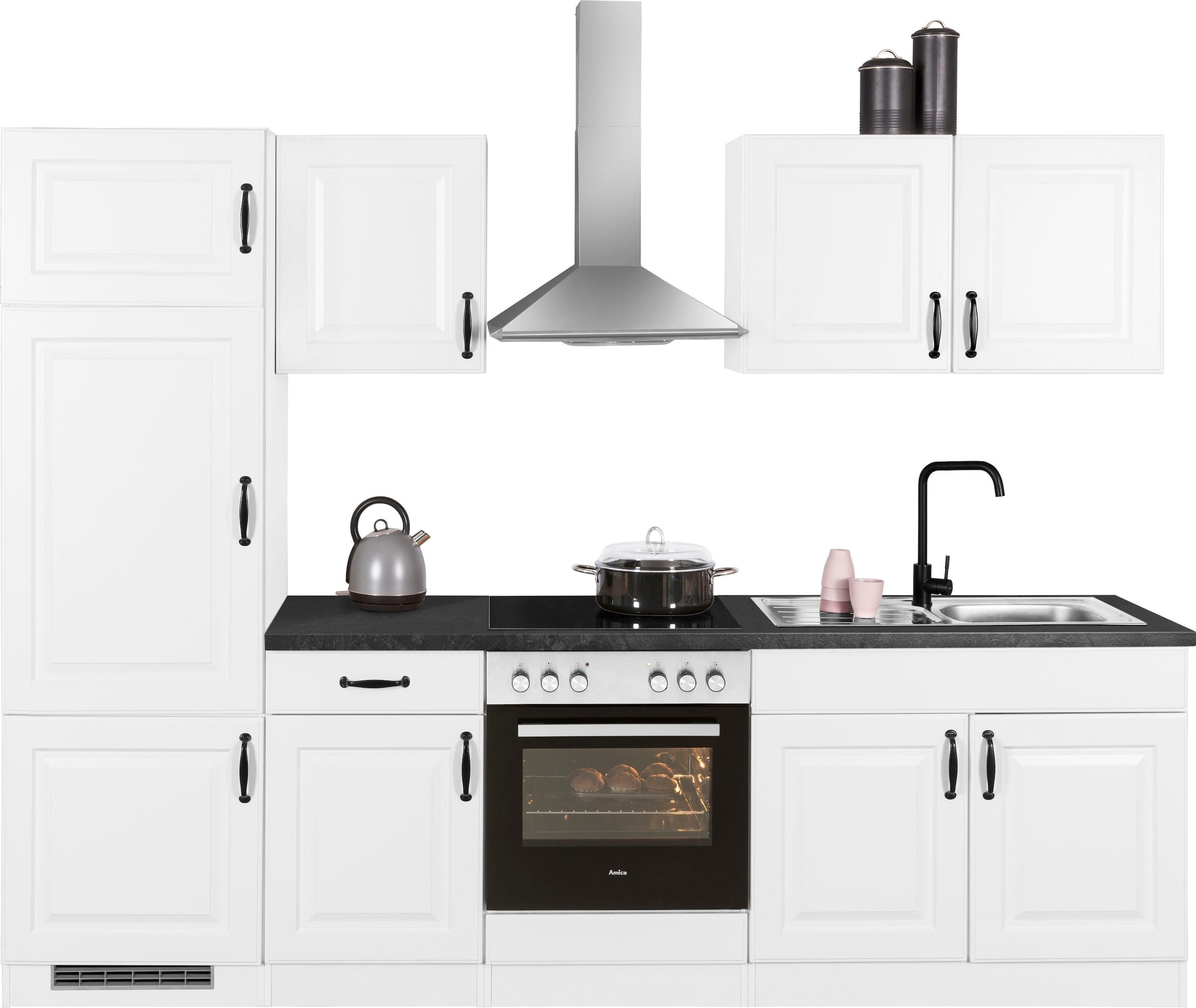wiho Küchen Küchenzeile »Erla«, ohne E-Geräte, Breite 270 cm