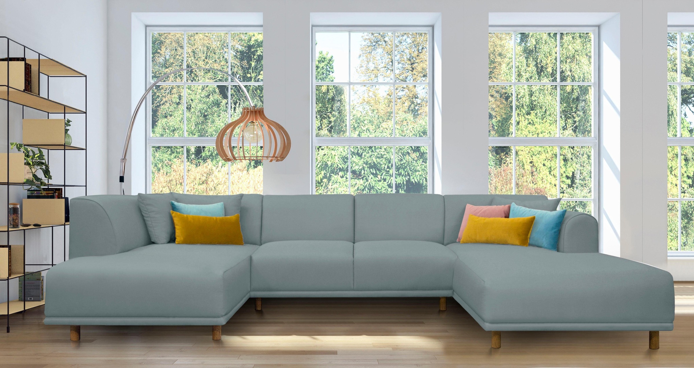 OTTO home Wohnlandschaft »Maroon U-Form« in skandinavischem Design, mit los günstig online kaufen