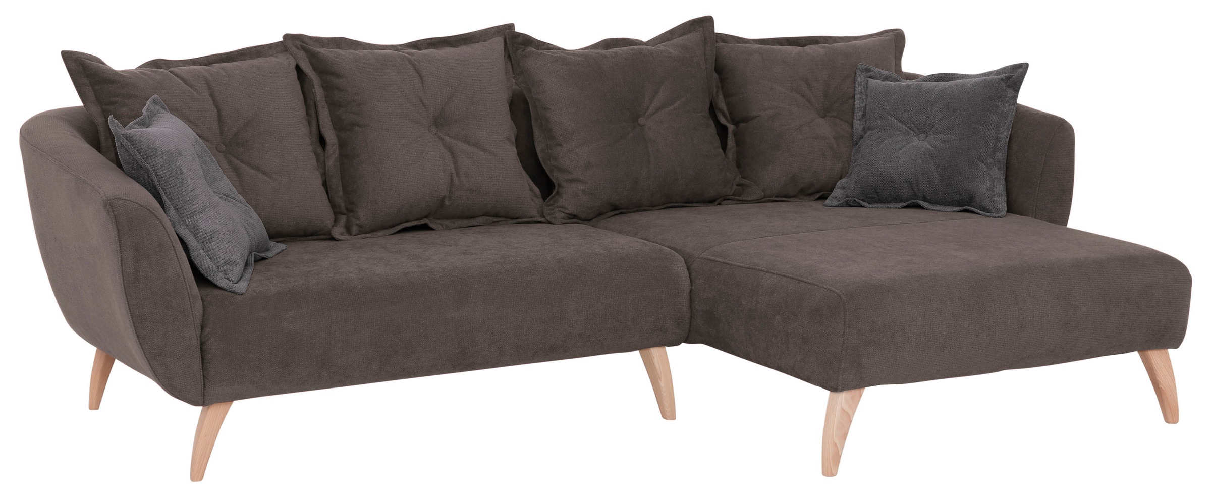 Home affaire Ecksofa »Baggio formschöne Polsterecke, bequem, Breite 277cm, günstig online kaufen