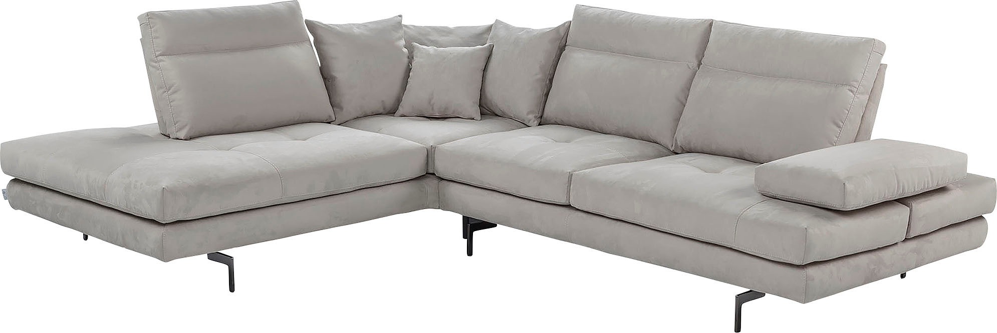 CALIA ITALIA Ecksofa »Toby Wing, Komfortsofa mit Sitzkomfort der Extraklass günstig online kaufen