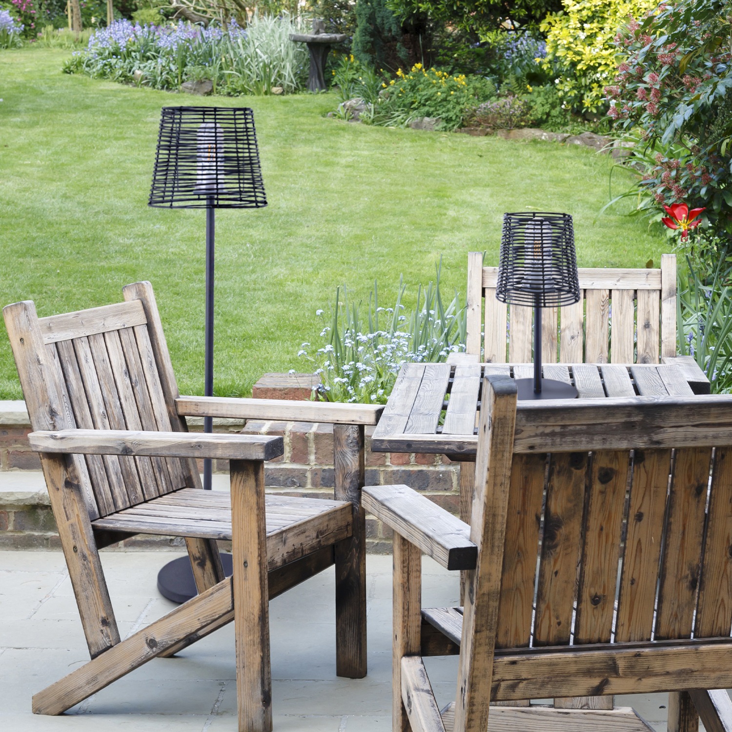 Paco Home Tischleuchte »JAD, In- & Outdoor«, 1 flammig, Leuchtmittel E27 günstig online kaufen