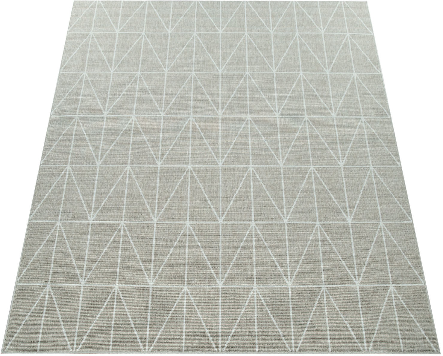 Paco Home Teppich bequem 224«, In- und gemetrisches »Brugge geeignet und Muster, Flachgewebe, Outdoor bestellen rechteckig, modernes schnell