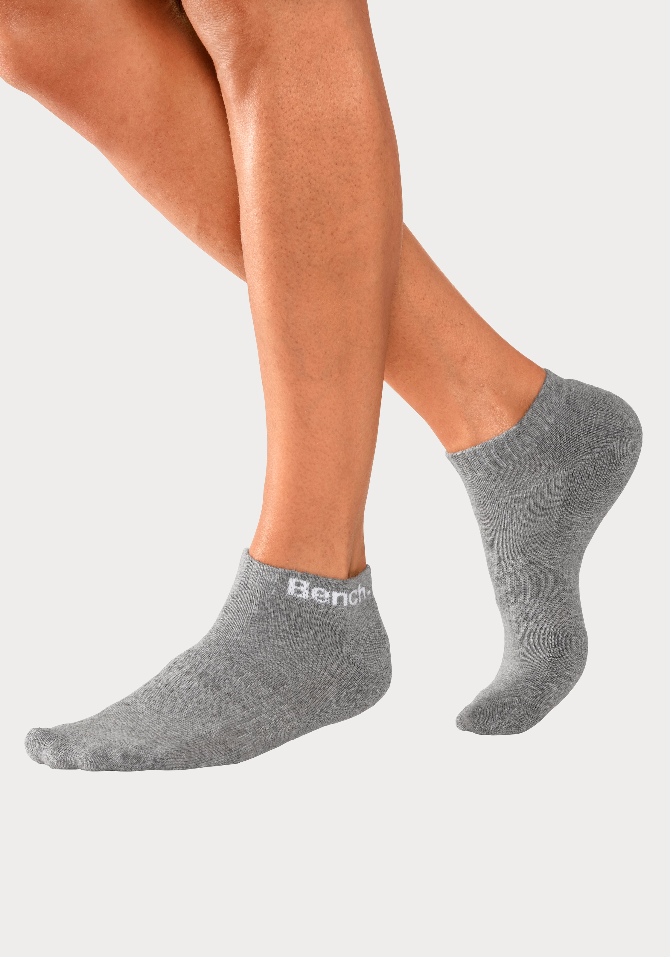 Bench. Sportsocken, (Set, 12 Paar), Tennis Kurzsocken mit Halbfußfrottee