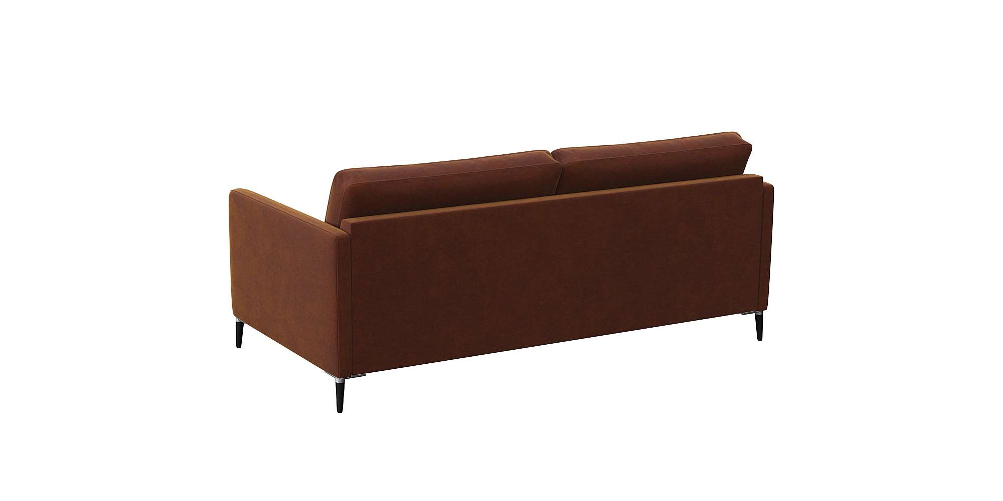 FLEXLUX 2,5-Sitzer »Fiore, super bequem durch hochwertigen Sitzaufbau mit Kaltschaum«, schmale Armlehnen, Füße Alu+schwarz