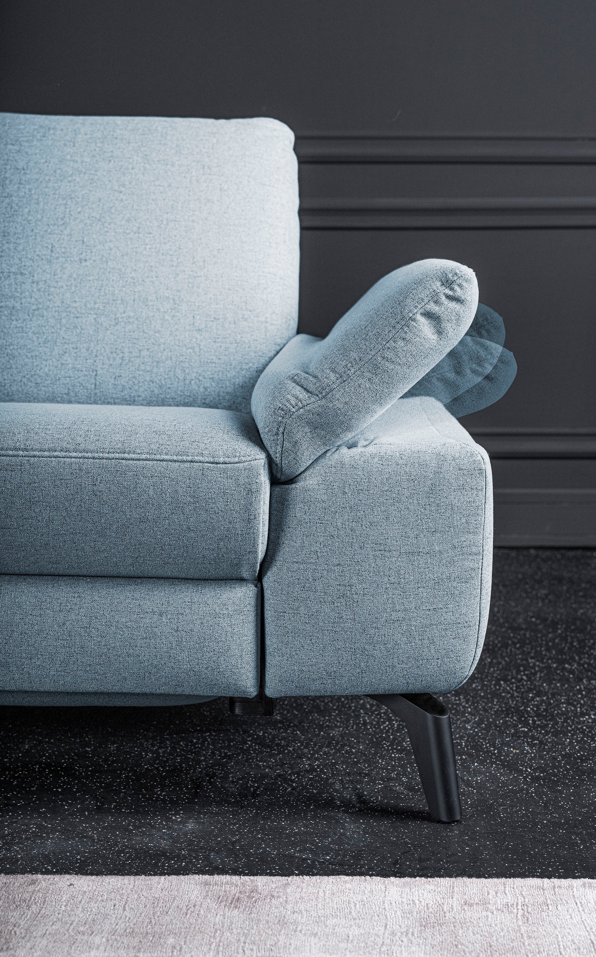 alina Ecksofa, inkl. Kopfstützen, wahlweise mit Relaxfunktion, Breite: 267 cm