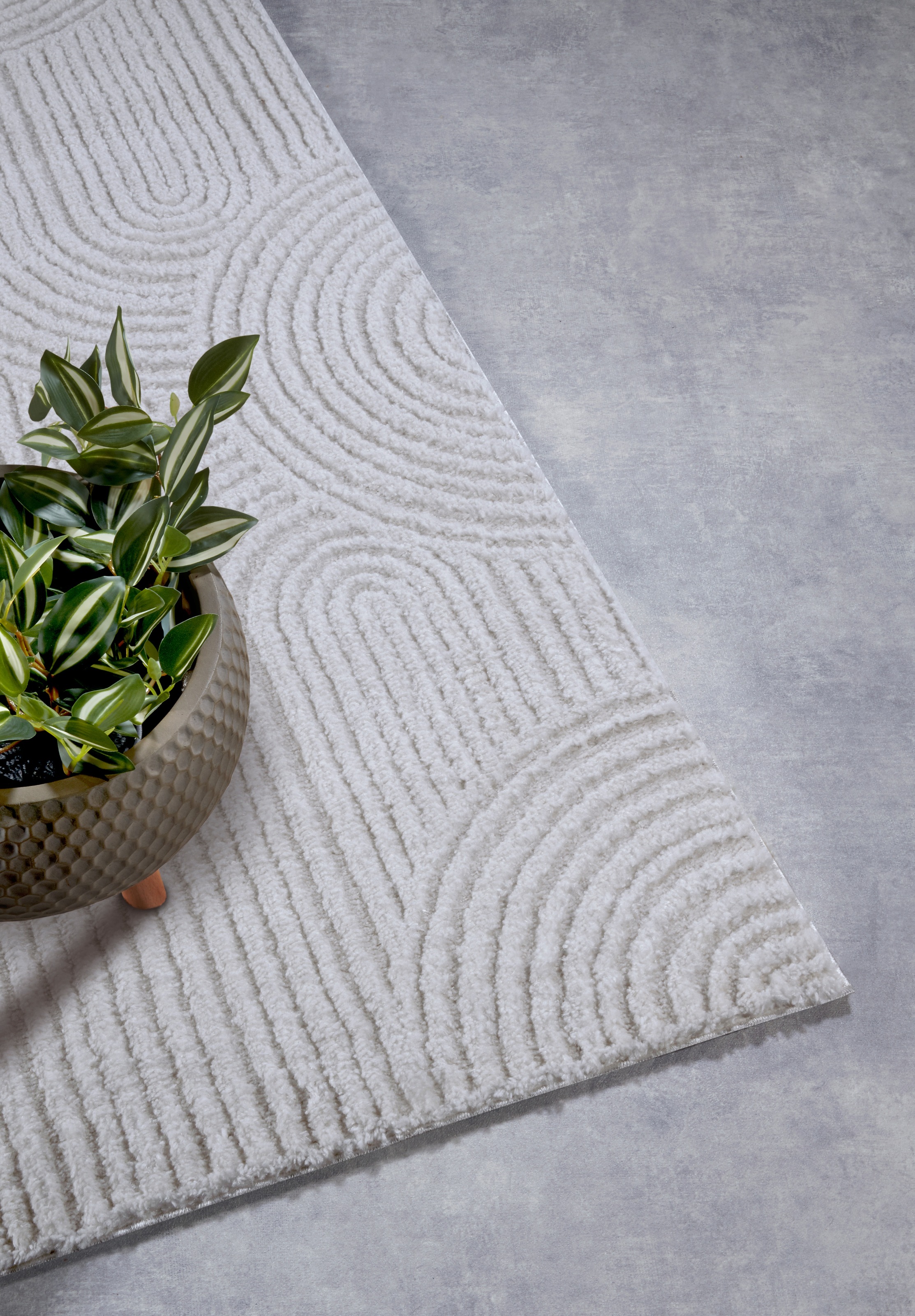 ELLE DECORATION Designteppich »Chappe«, rechteckig, 18 mm Höhe, Shaggy, Läufer, flauschig, weich, Langflor, modern, Hoch Tief Effekt