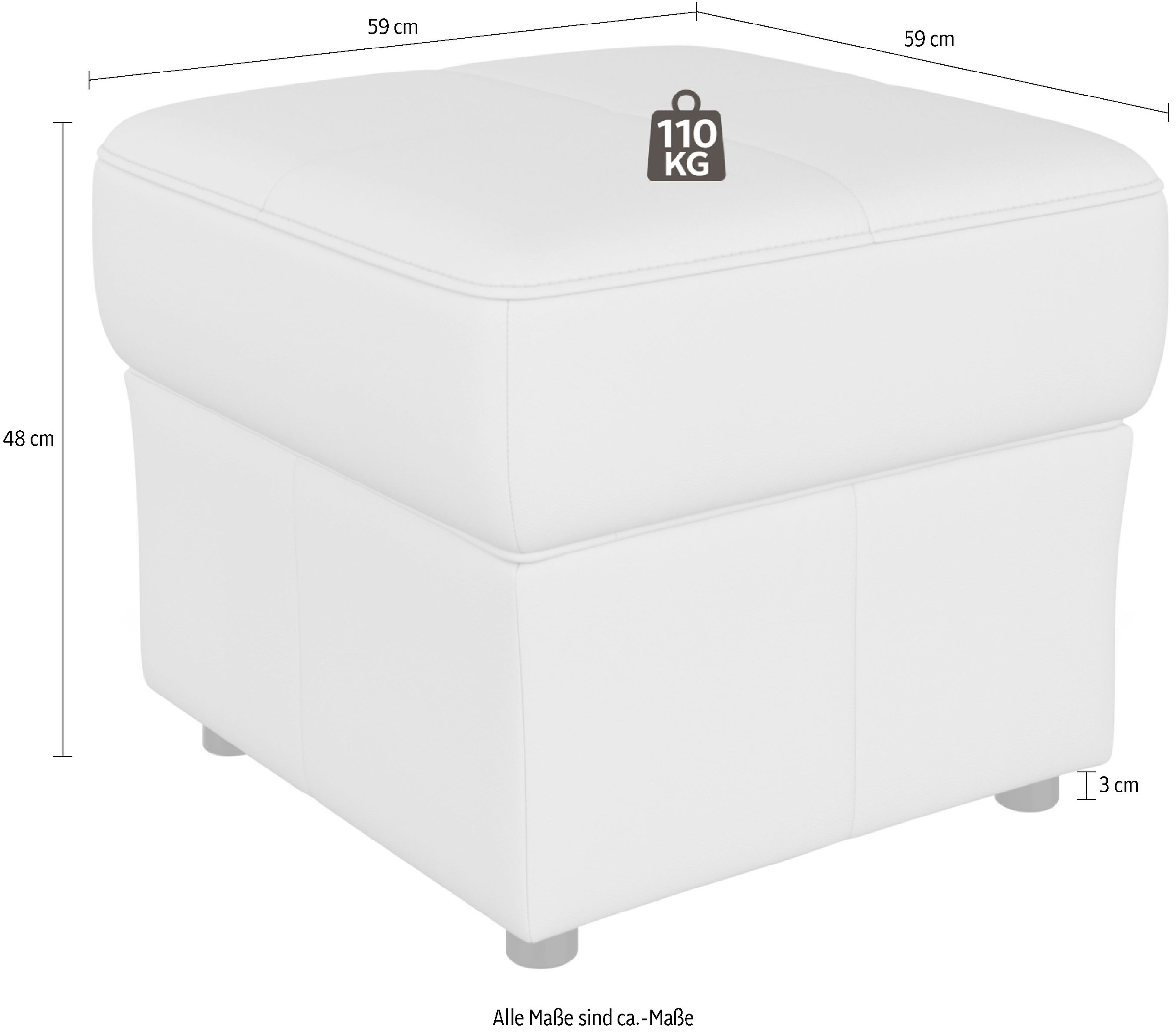 sit&more Hocker »Freetown«, auf Gleitern