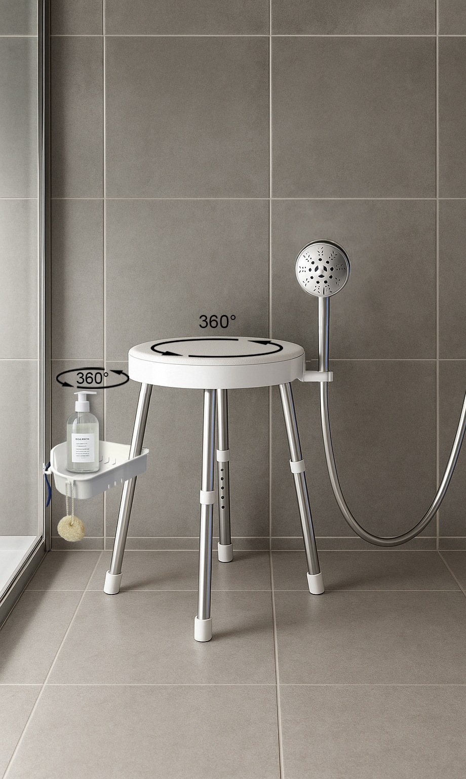 Bischof Dusch- und Badhocker »Rotate 2.0« belastbar bis 150 kg TÜV/GS geprü günstig online kaufen