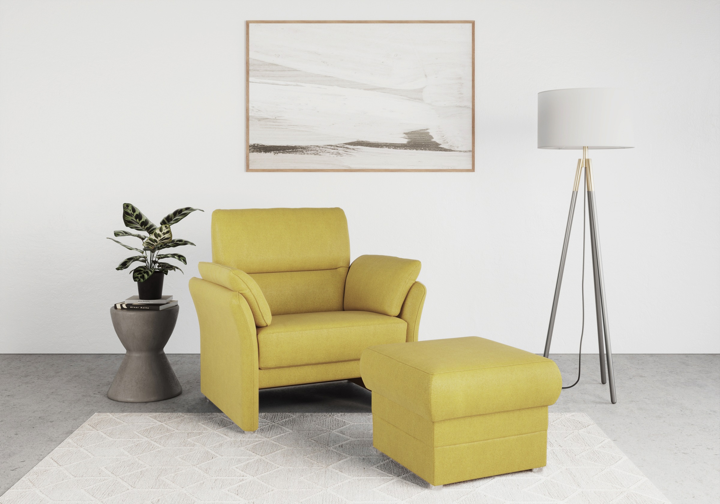 DOMO collection Sessel »Pina Cocktailsessel«, Passender Sessel zur Serie, mit Federkern