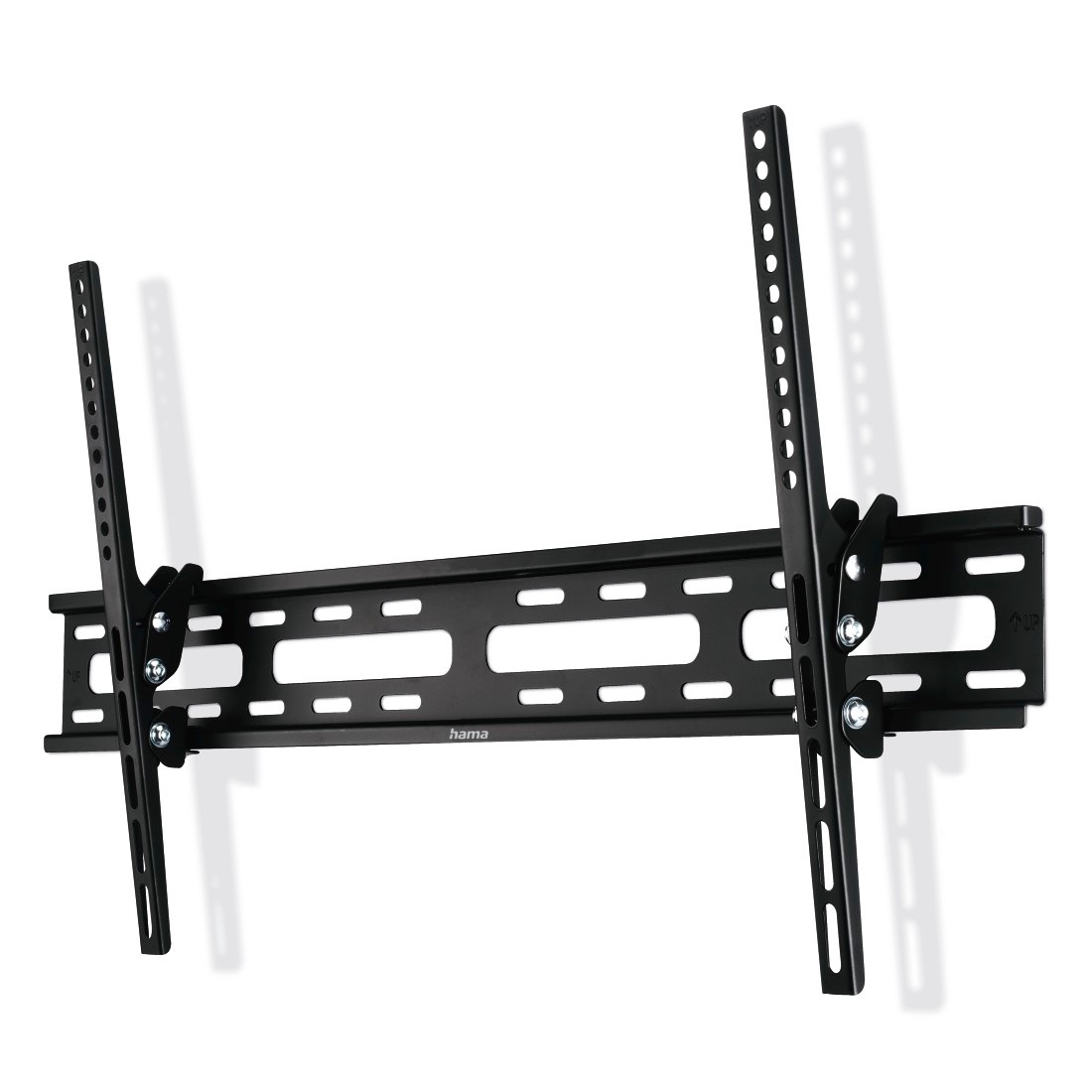 HAMA TV-Wandhalterung »TV Wandhalter neigbar, 94 - 191 cm (37" - 75"), 43", 50", 55", 65"« bis 191 cm Zoll schwarz