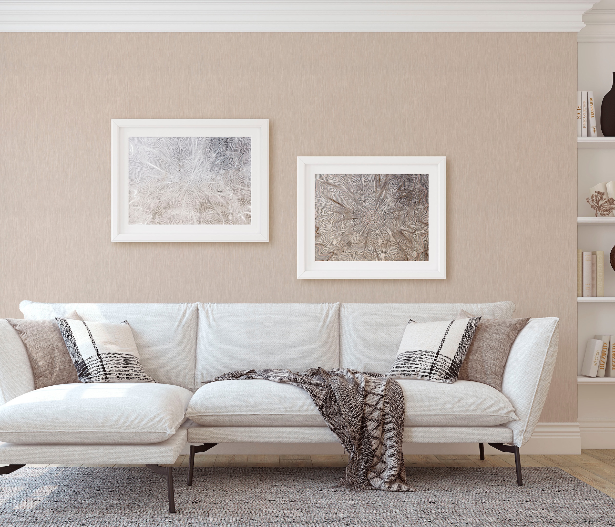 Fashion for walls Vliestapete »Fusion« Strukturmuster | glänzend geprägt Phthalate frei