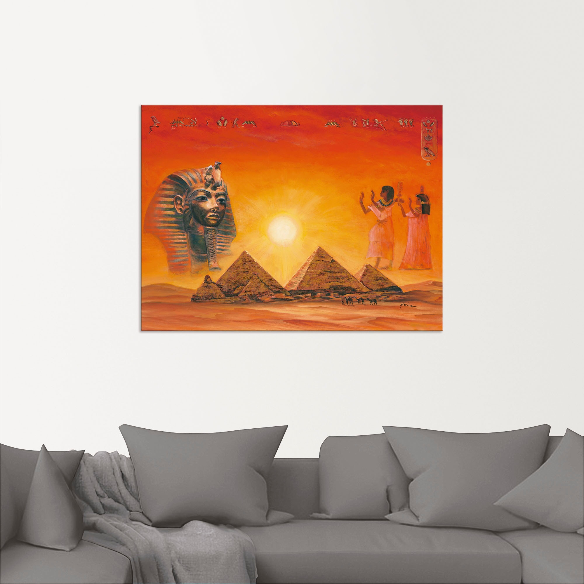 Artland Wandbild "Ägyptische Impressionen", Afrika, (1 St.), als Alubild, O günstig online kaufen