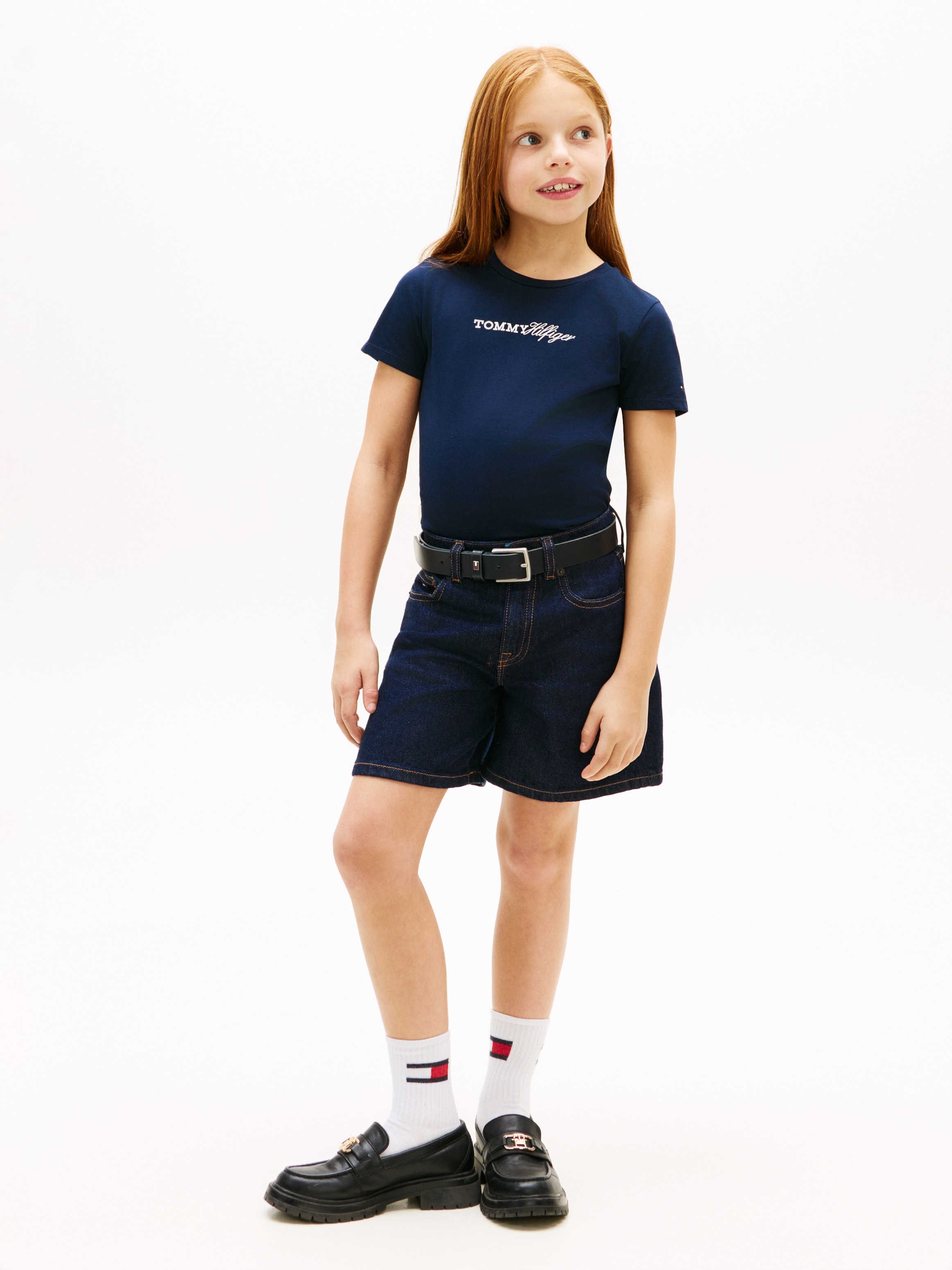 Tommy Hilfiger T-Shirt »TOMMY SCRIPT TEE SS« Kinder bis 16 Jahre, regular fit