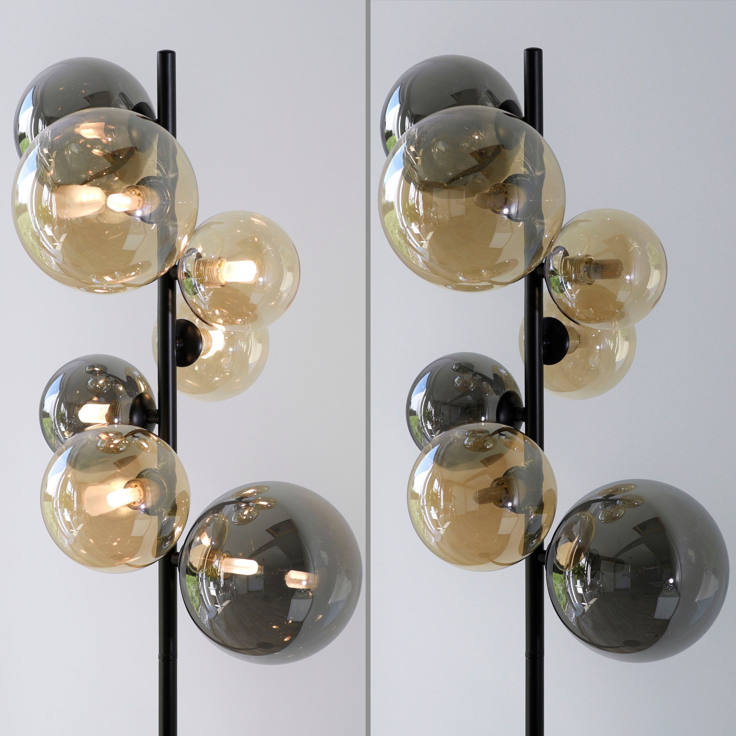Paul Neuhaus Stehlampe »POPSICLE«, 7 flammig, Leuchtmittel G9 | LED wechselbar
