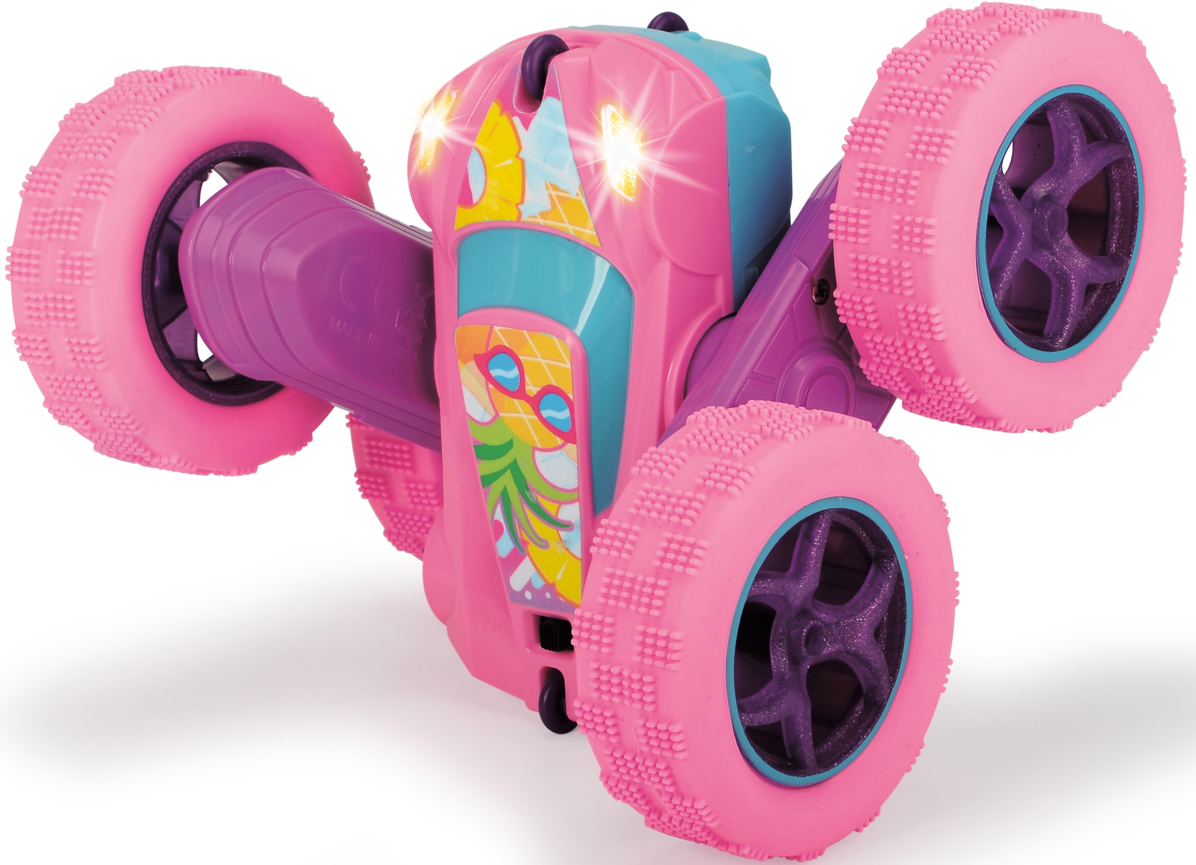 Dickie Toys RC-Monstertruck »Pink Flippy; 2,4 GHz«, mit Licht, Rotations- und Flip-Funktion