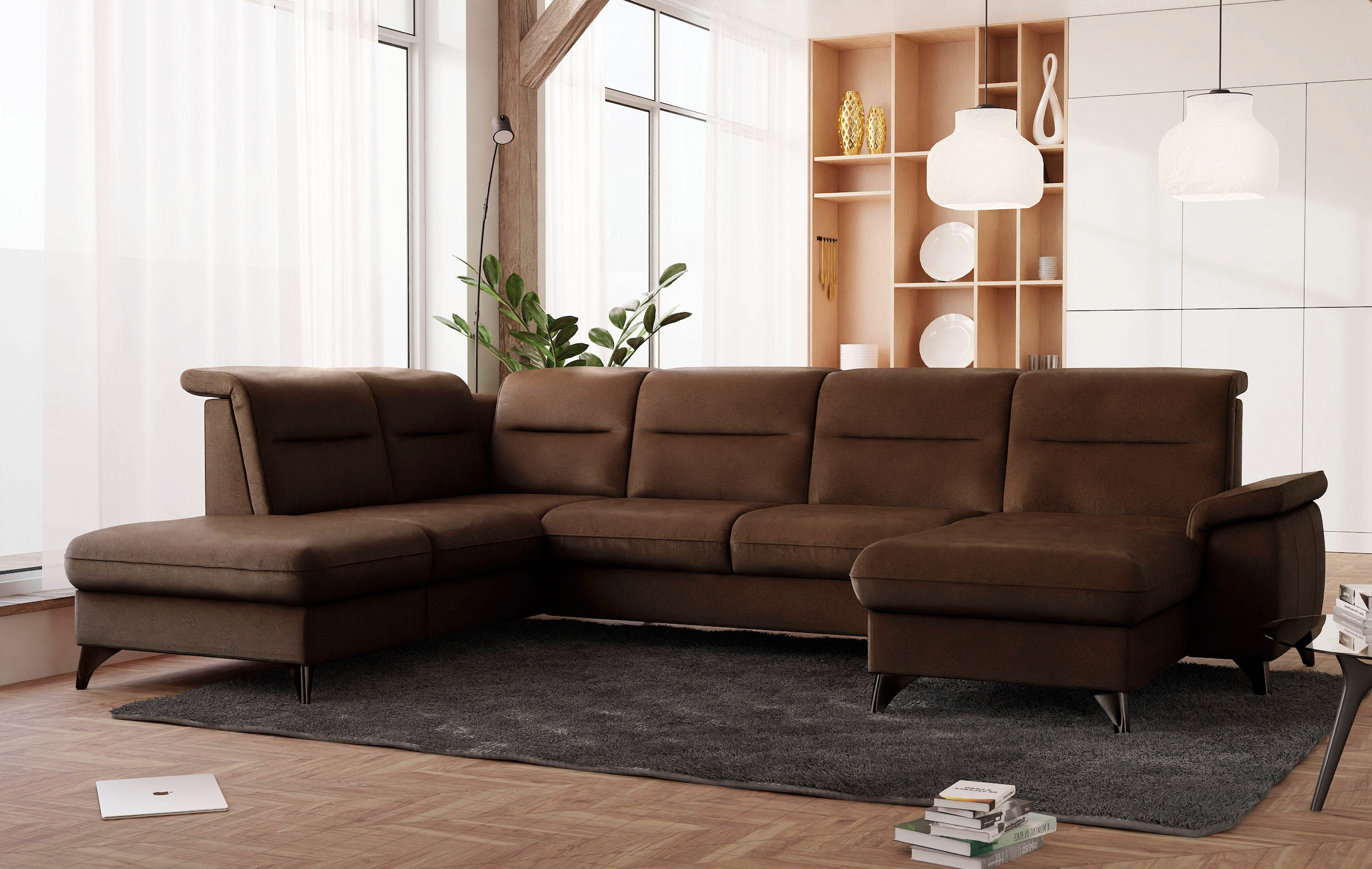 sit&more Wohnlandschaft "Astoria U-Form", wahlweise mit motorischer Relaxfu günstig online kaufen