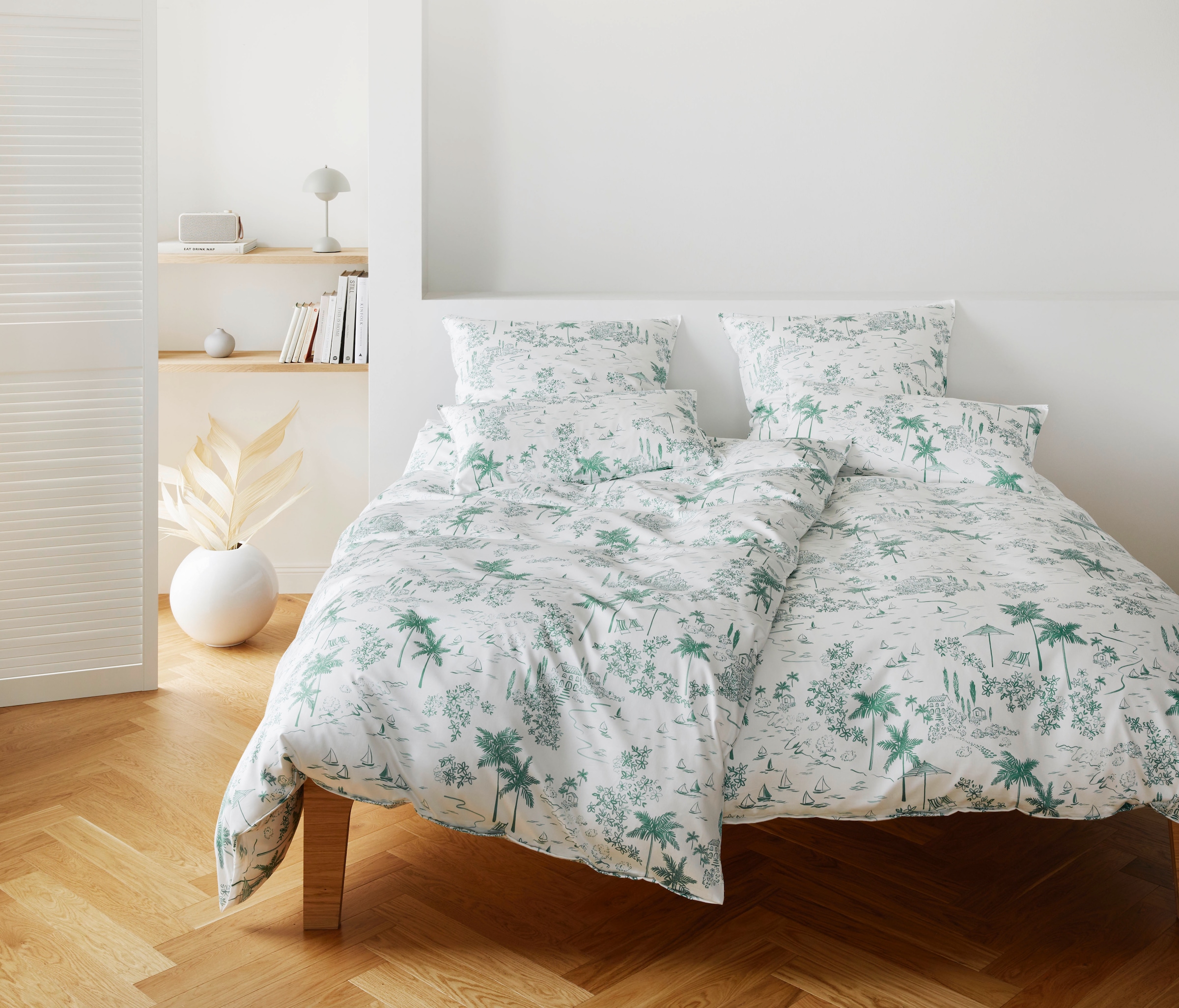 Elegante Bettwäsche »Positano« 2 Stk. tlg. angenehmes Hautgefühl günstig online kaufen