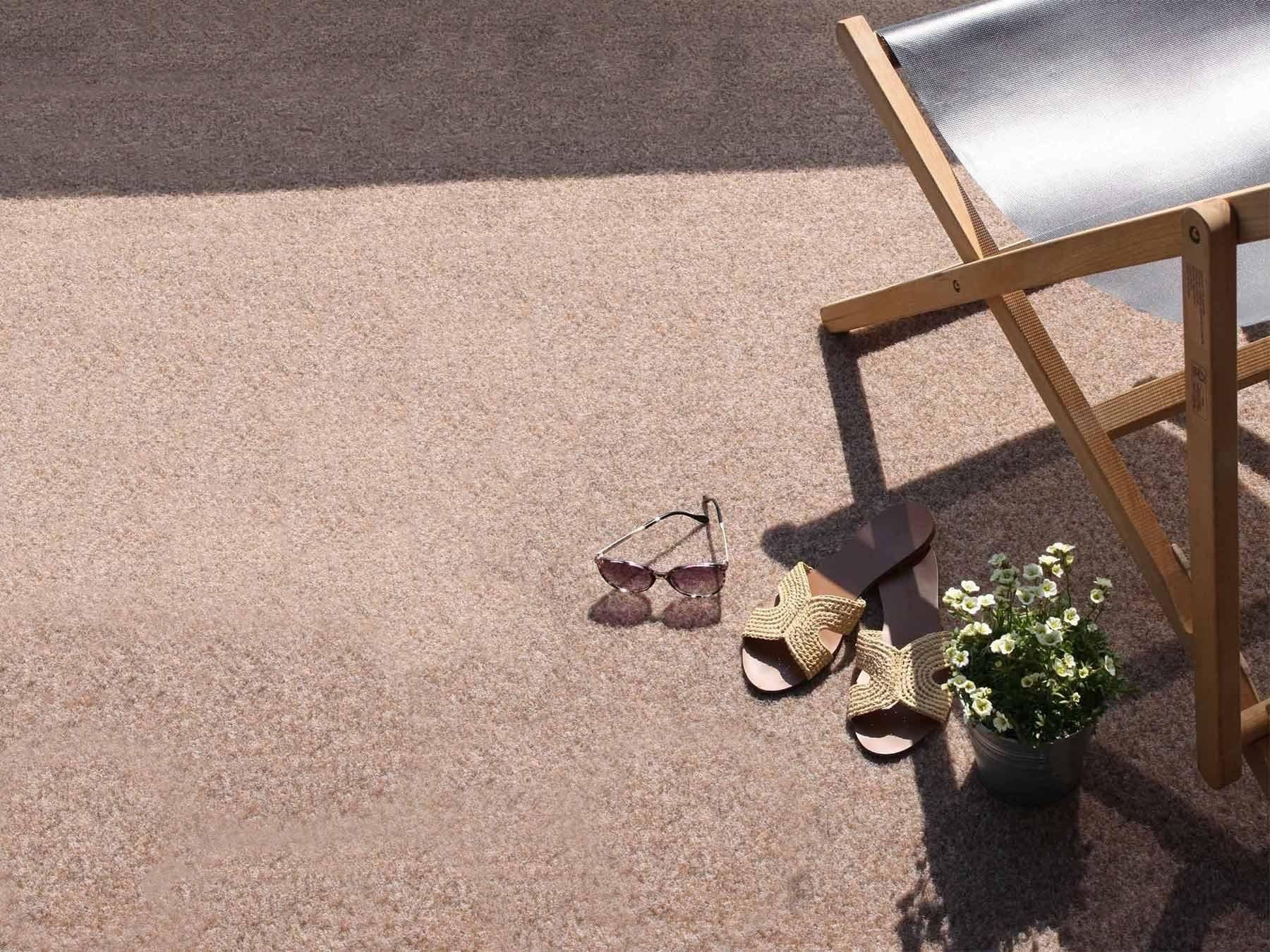 Primaflor-Ideen in Textil Kunstrasen »GREEN«, rechteckig, 7,5 mm Höhe, Rasenteppich, beige, mit Noppen