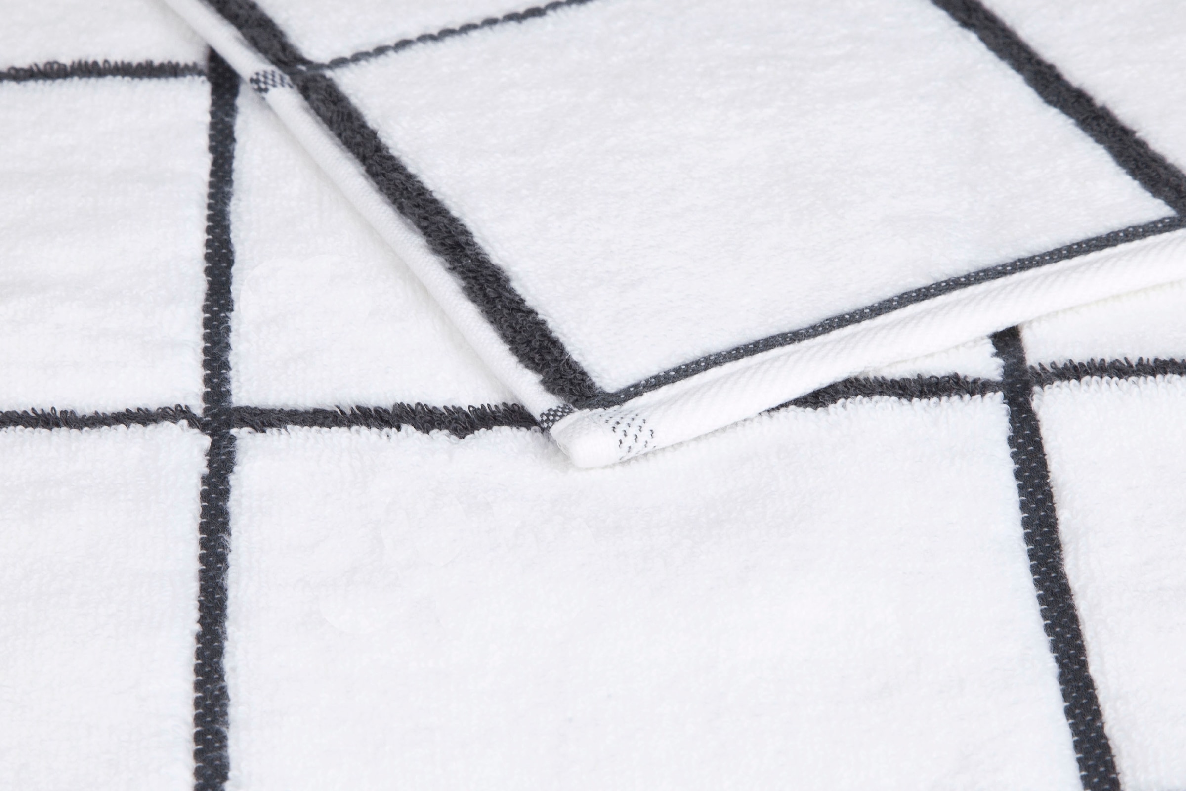ROSS Duschtuch »Cashmere Überkaro«, (1 St.), 100% Baumwolle, kariert, in modischen Karo Farben