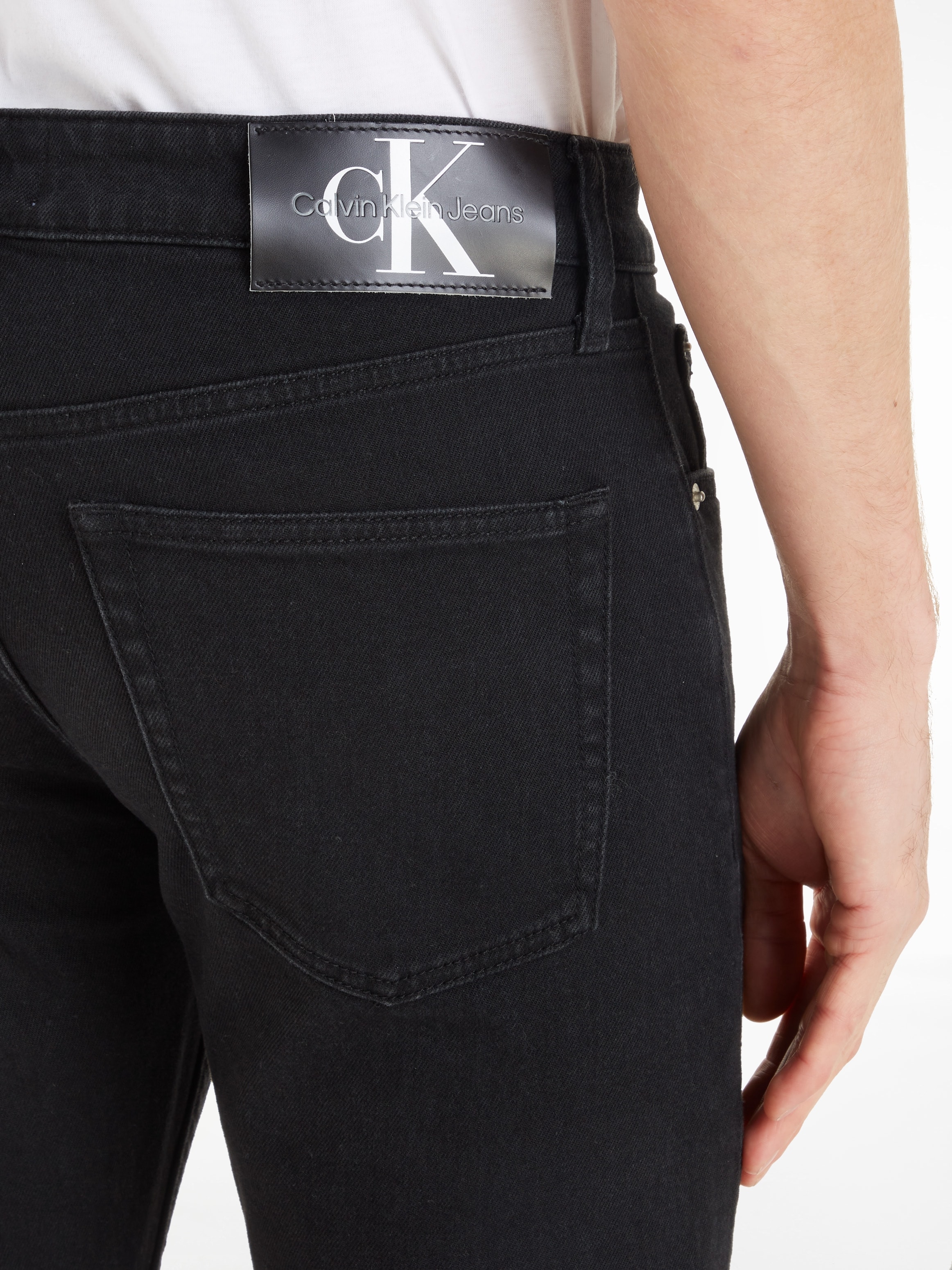 Calvin Klein Jeans Slim-fit-Jeans »SLIM TAPER«, mit Markenlabel